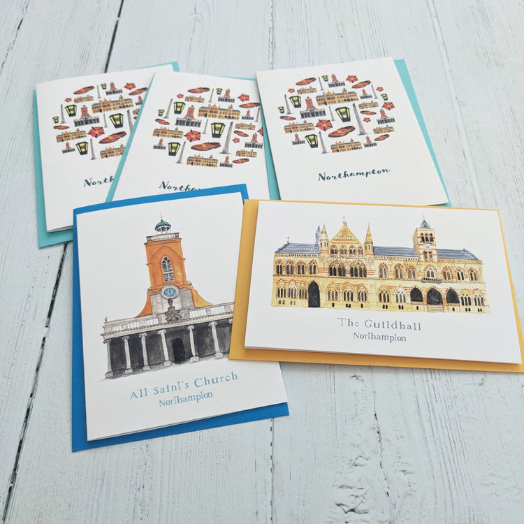 Northamptonshire Greetings cards