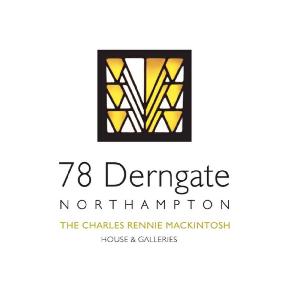 Local Watercolour Print - 78 Derngate front door, Northampton