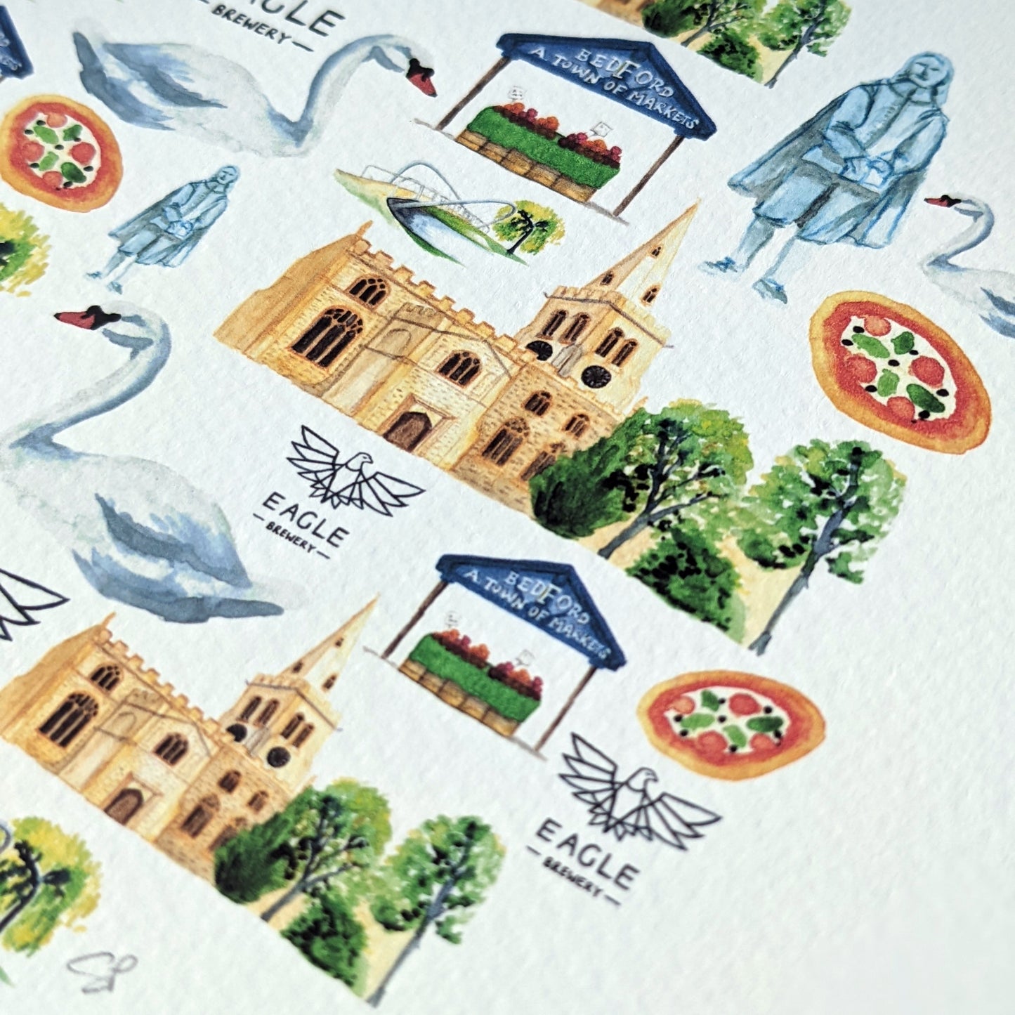 Greetings card - A Local Collection - Bedford