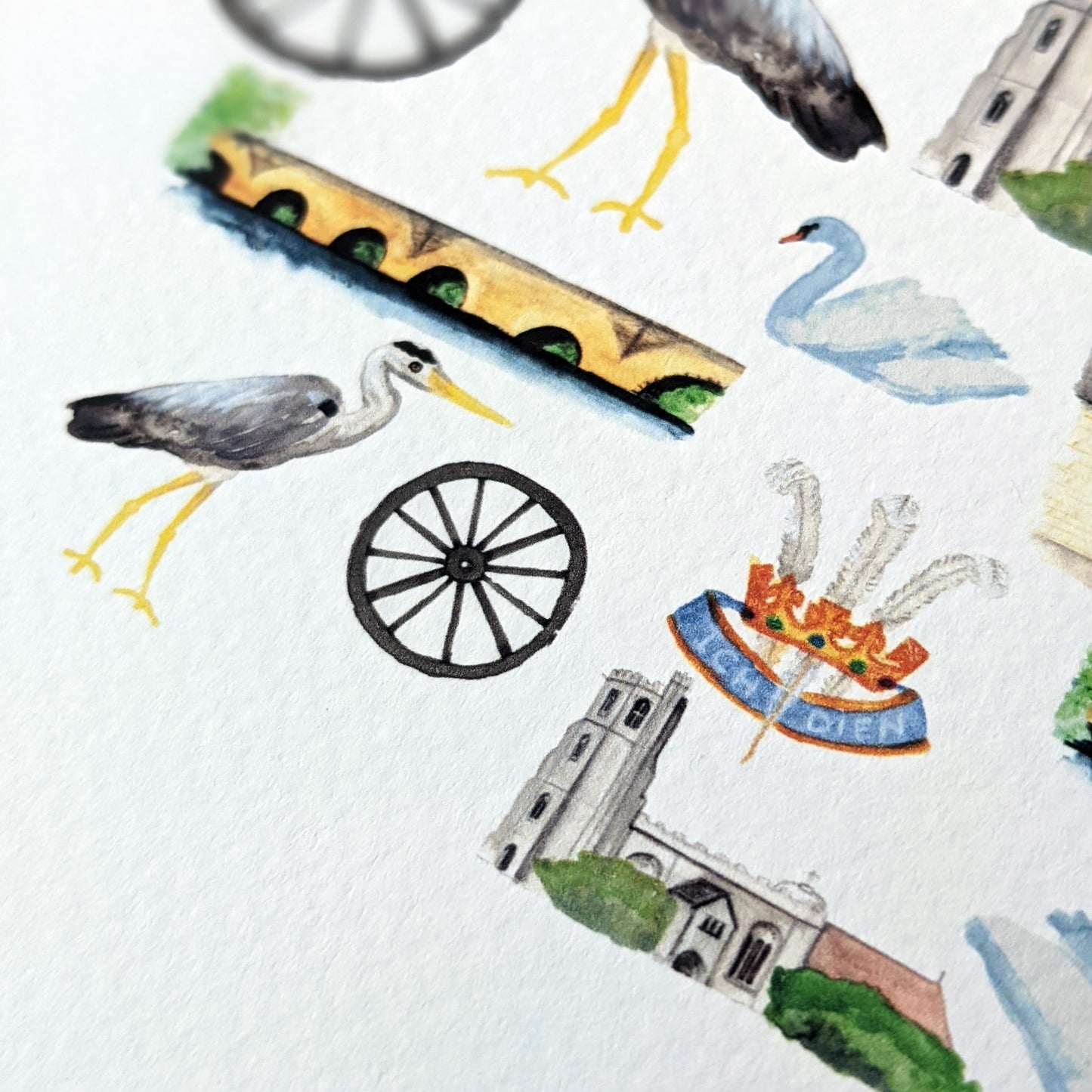 Greetings card - A Local Collection - Bromham