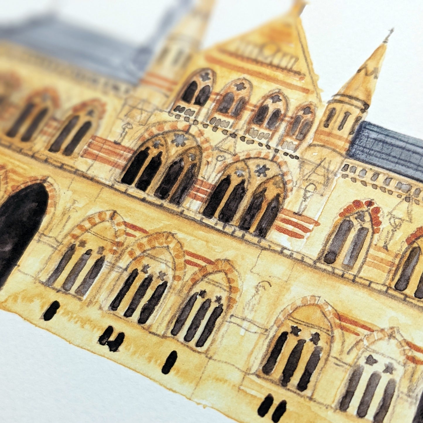 Greetings card - A Local Collection - The Guildhall, Northampton