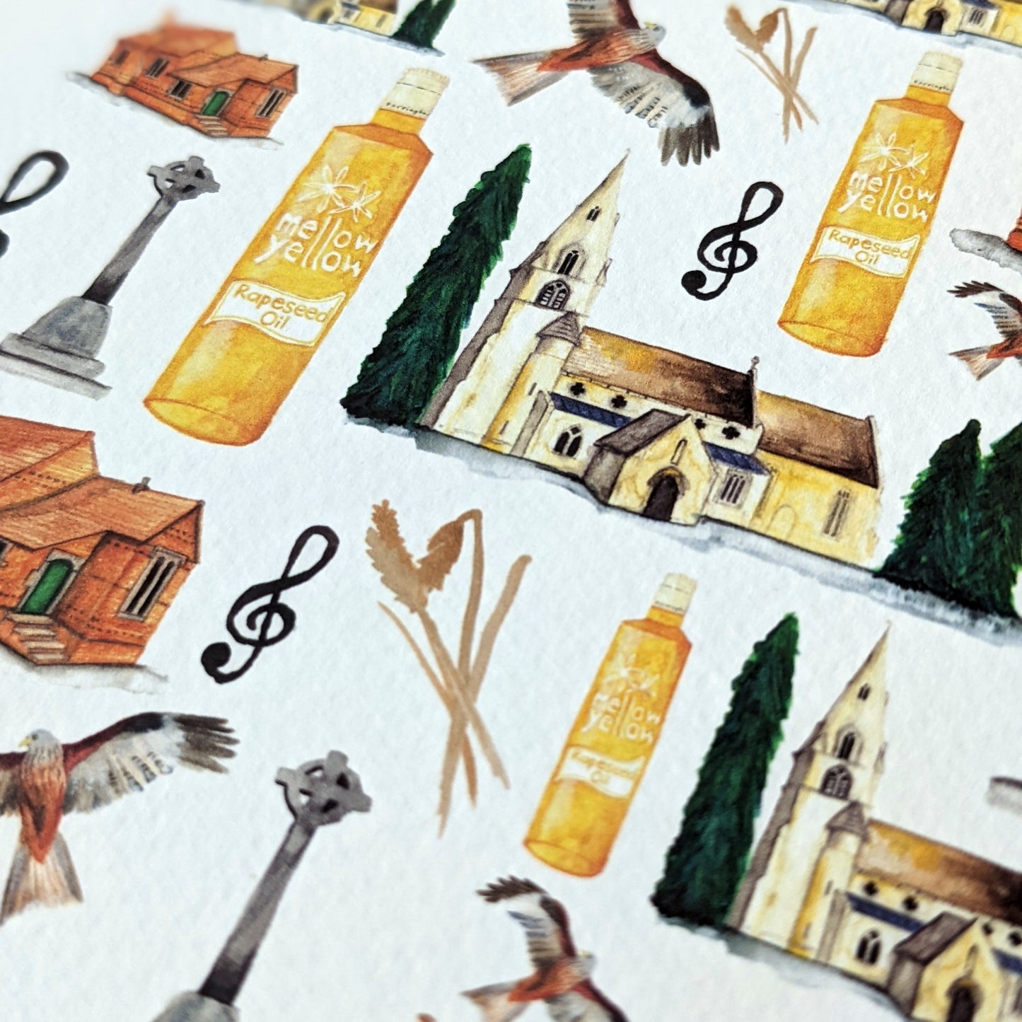 Greetings card - A Local Collection - Hargrave Pack of 5