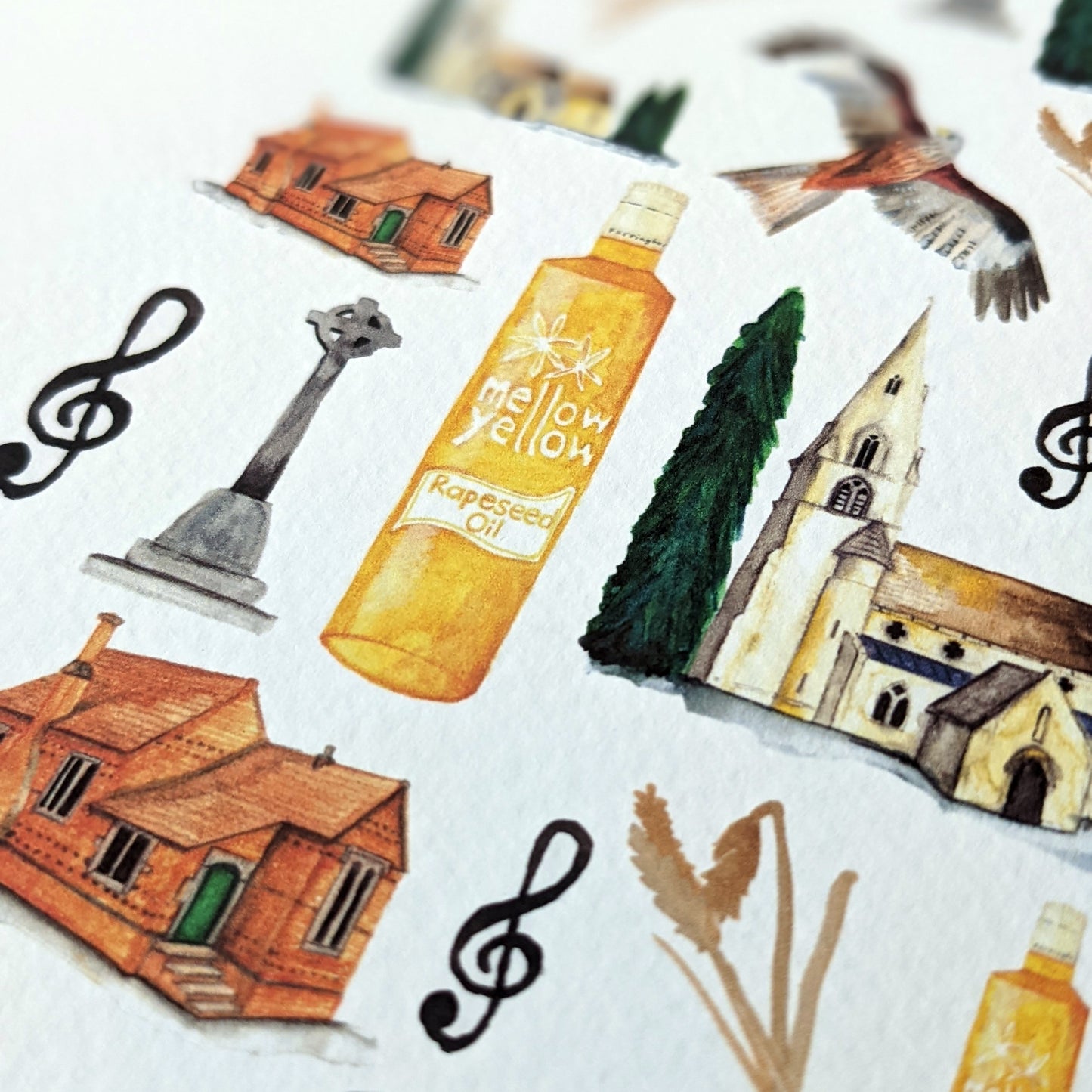 Greetings card - A Local Collection - Hargrave