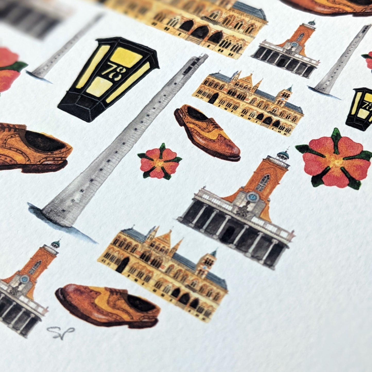 Greetings card - A Local Collection - Northampton Pack of 5