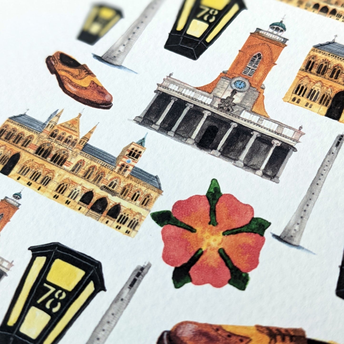 Greetings card - A Local Collection - Northampton Pack of 5