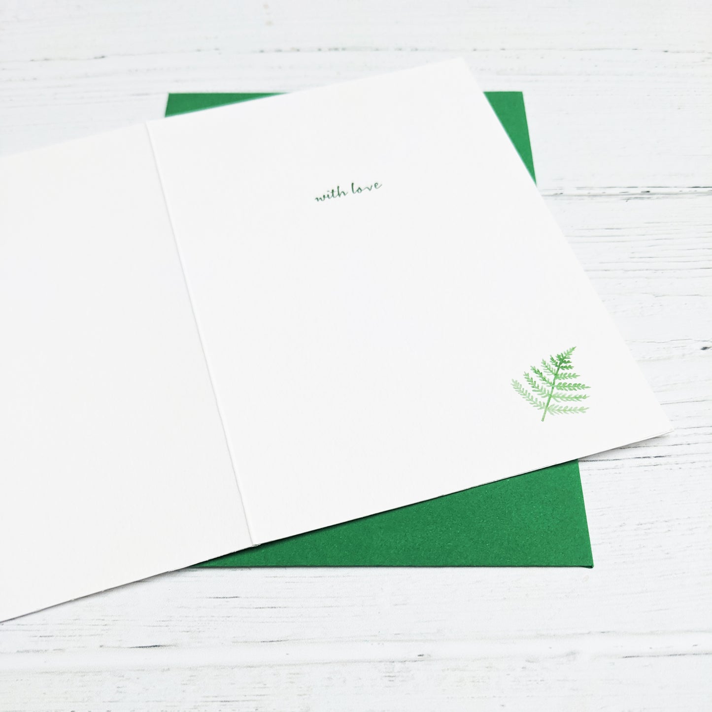Greetings card - Silver Fern - Happy Birthday