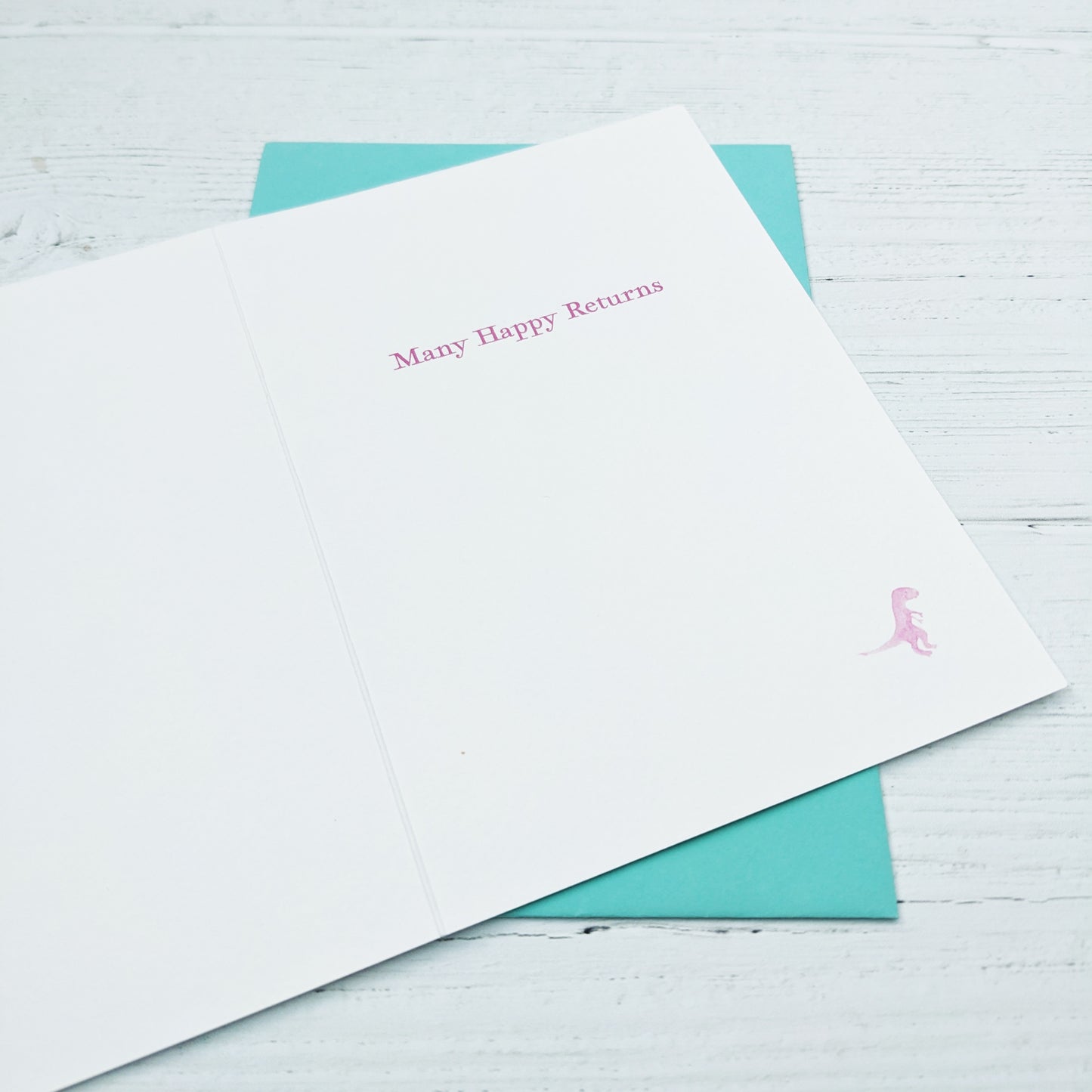 Greetings card - Dazzling Dinosaurs Pastel - Happy Birthday