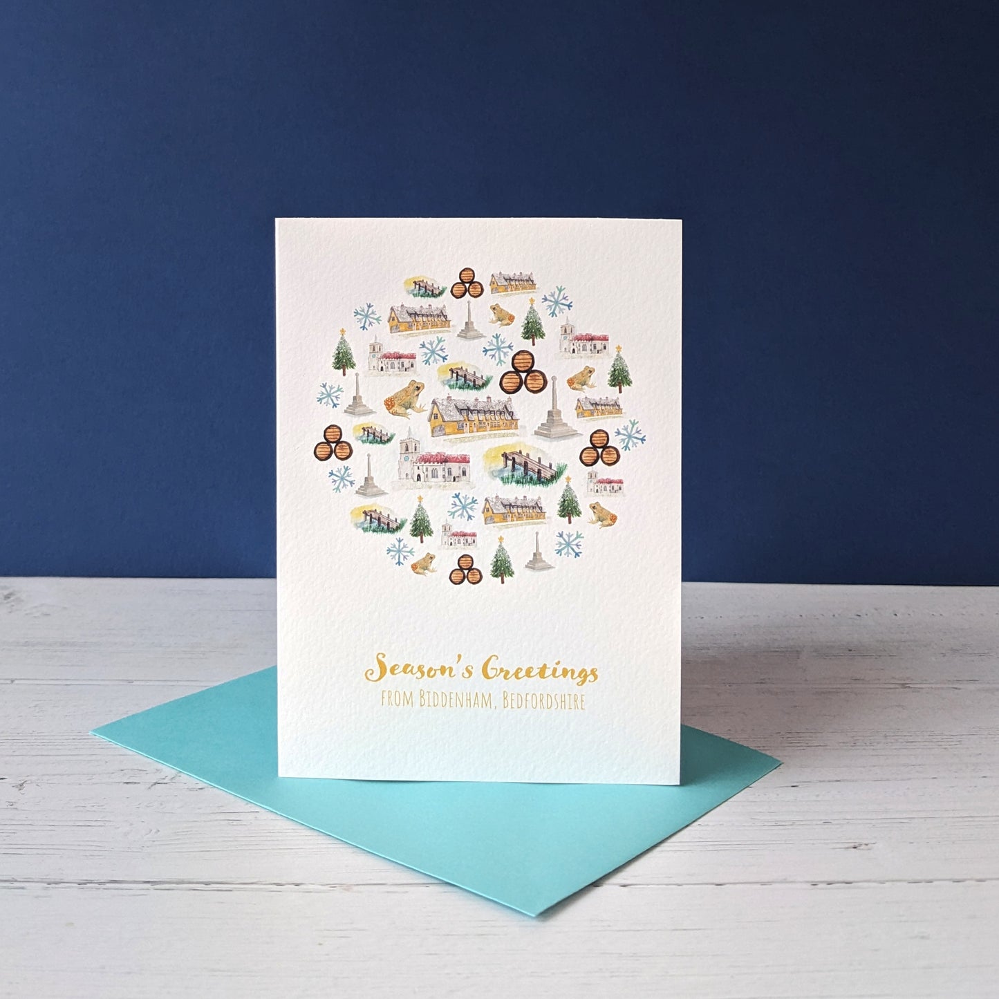 Christmas card - A Local Collection - Biddenham