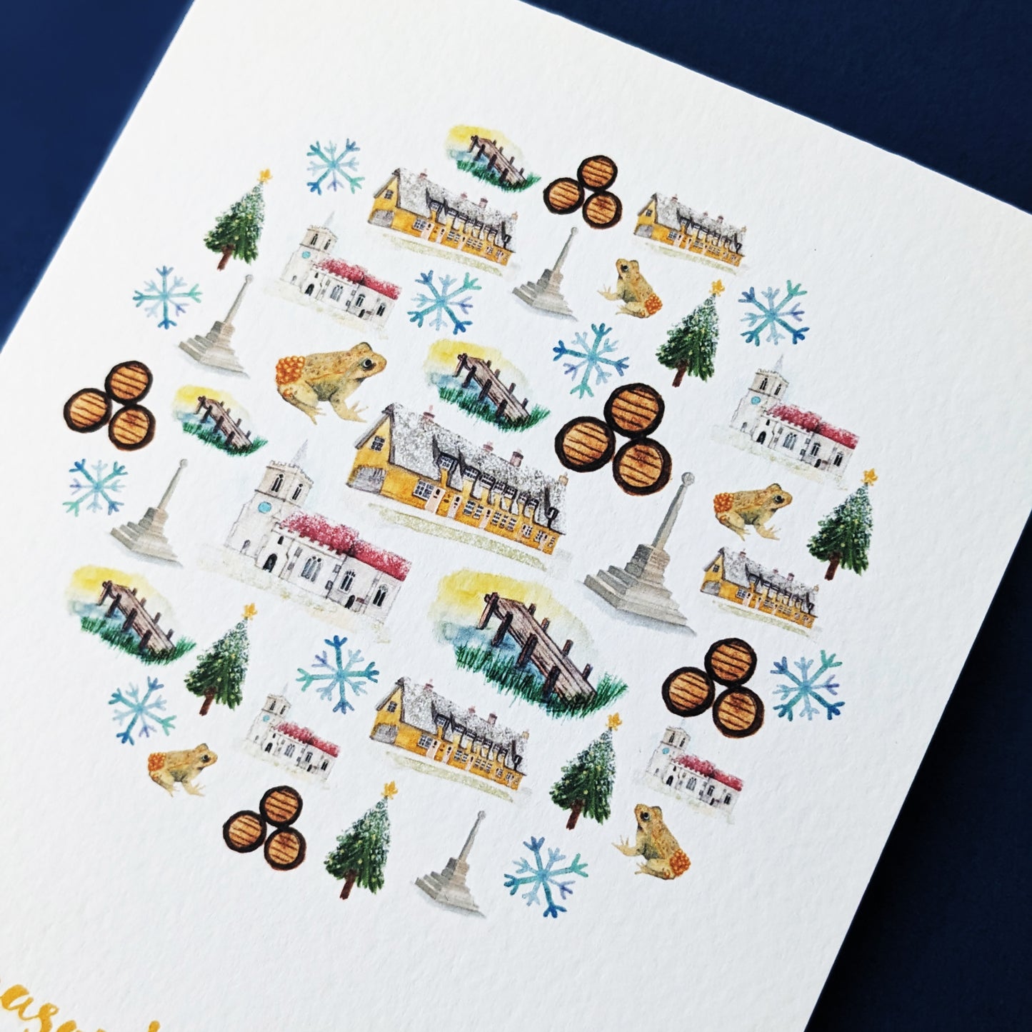 Christmas card - A Local Collection - Biddenham