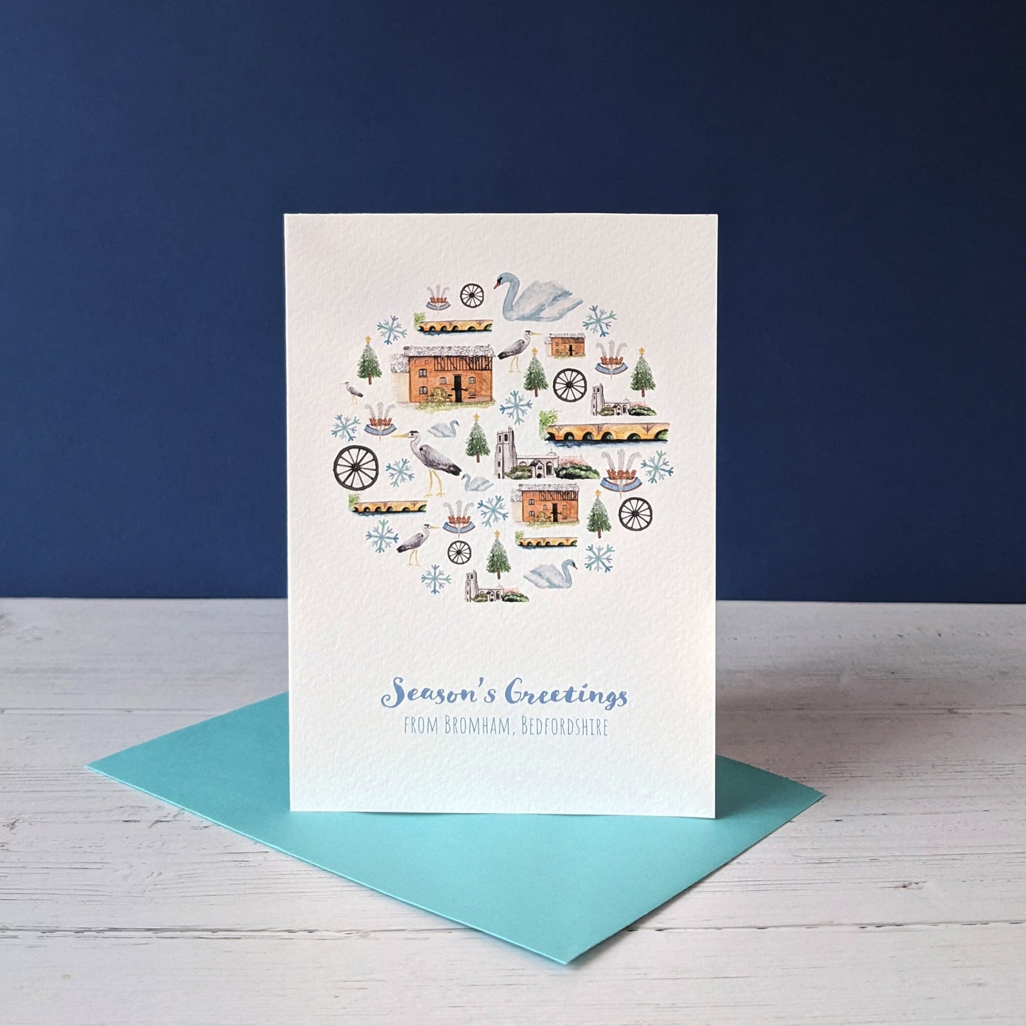 Christmas card - A Local Collection - Bromham