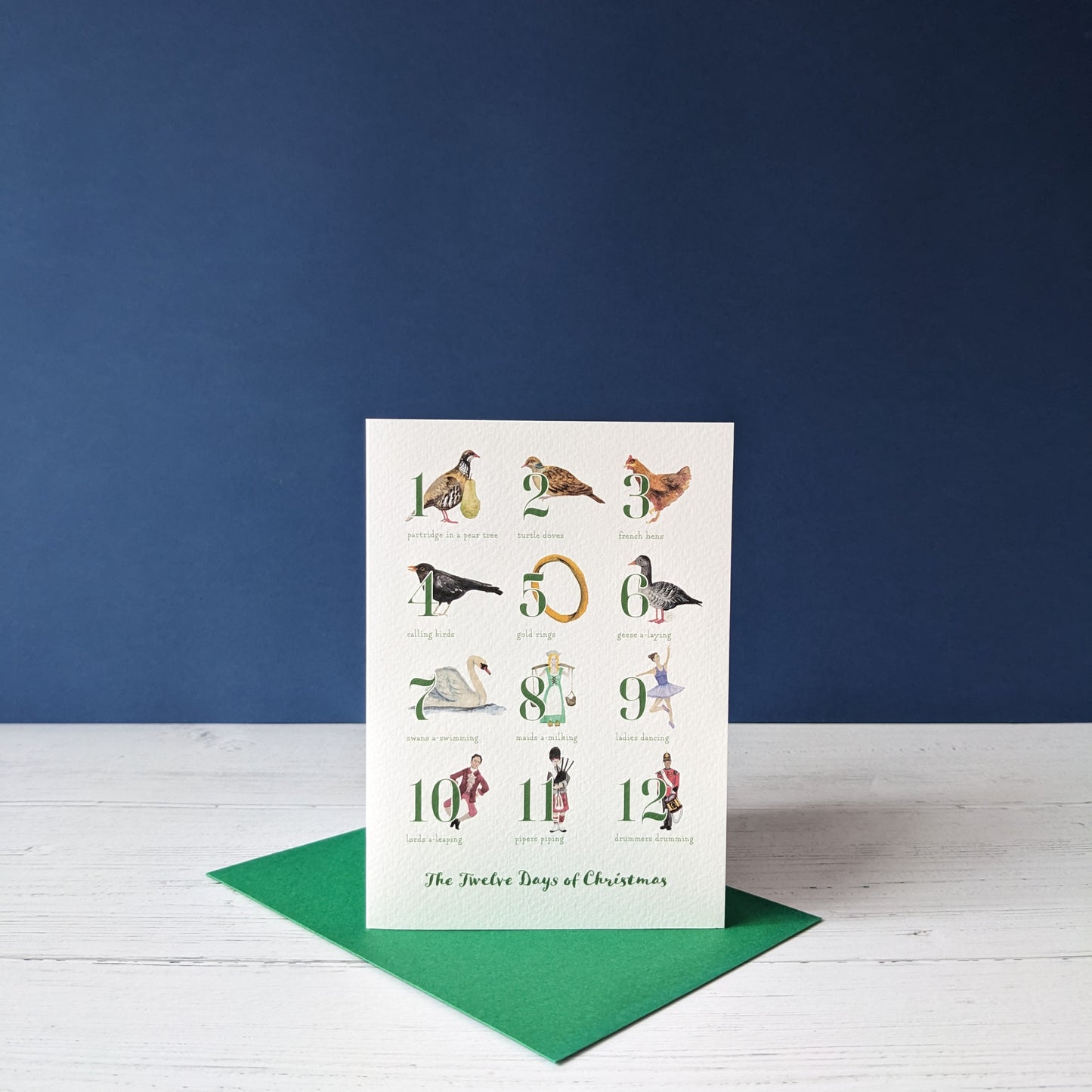 Christmas card - 12 Days of Christmas