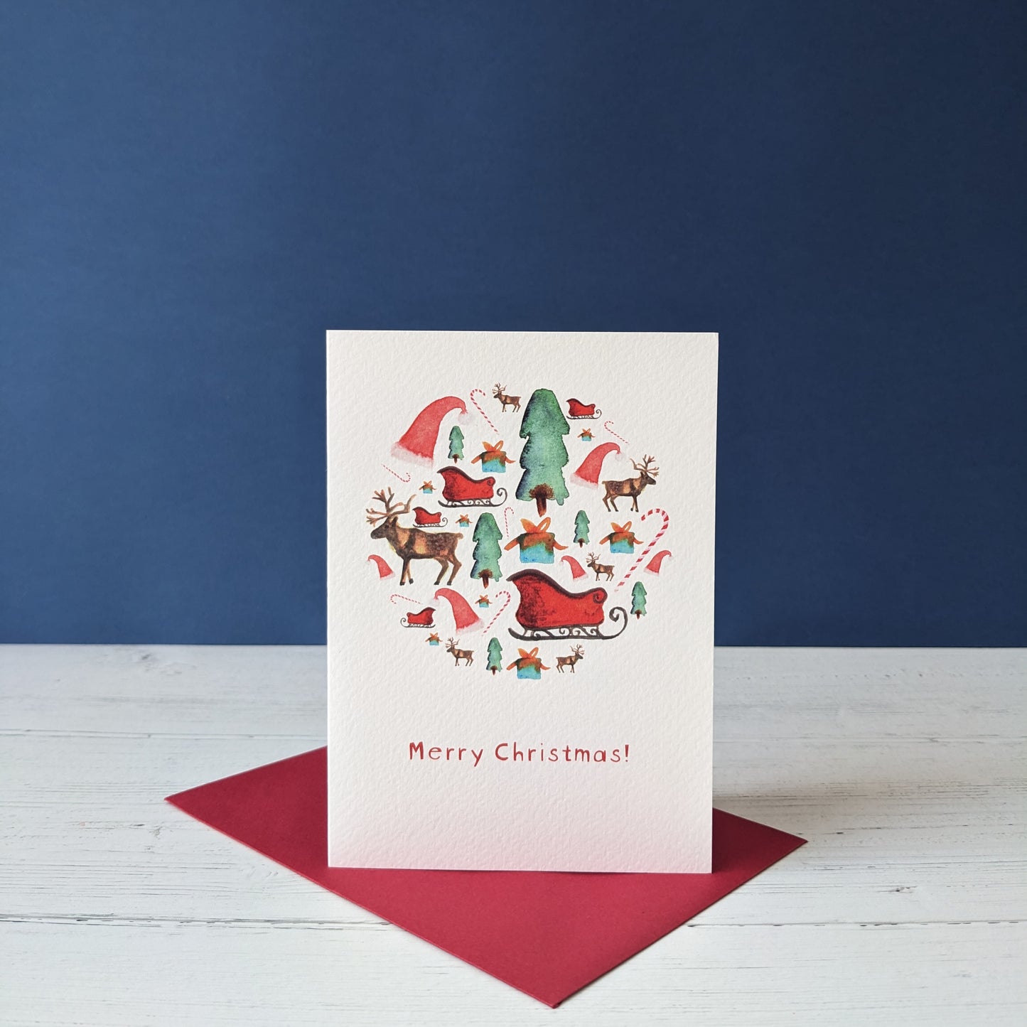 Christmas card - Father Christmas