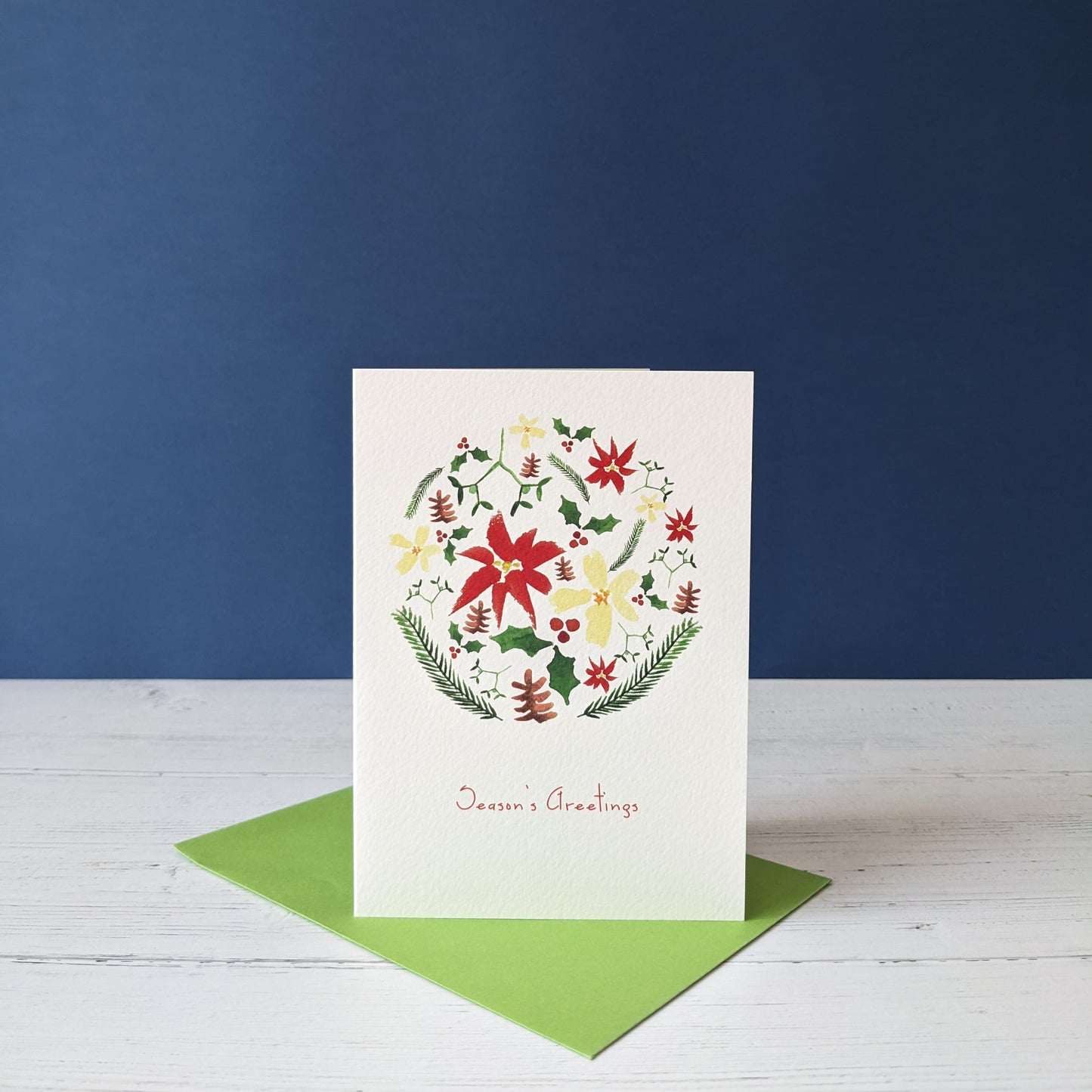 Christmas card - Christmas Flowers