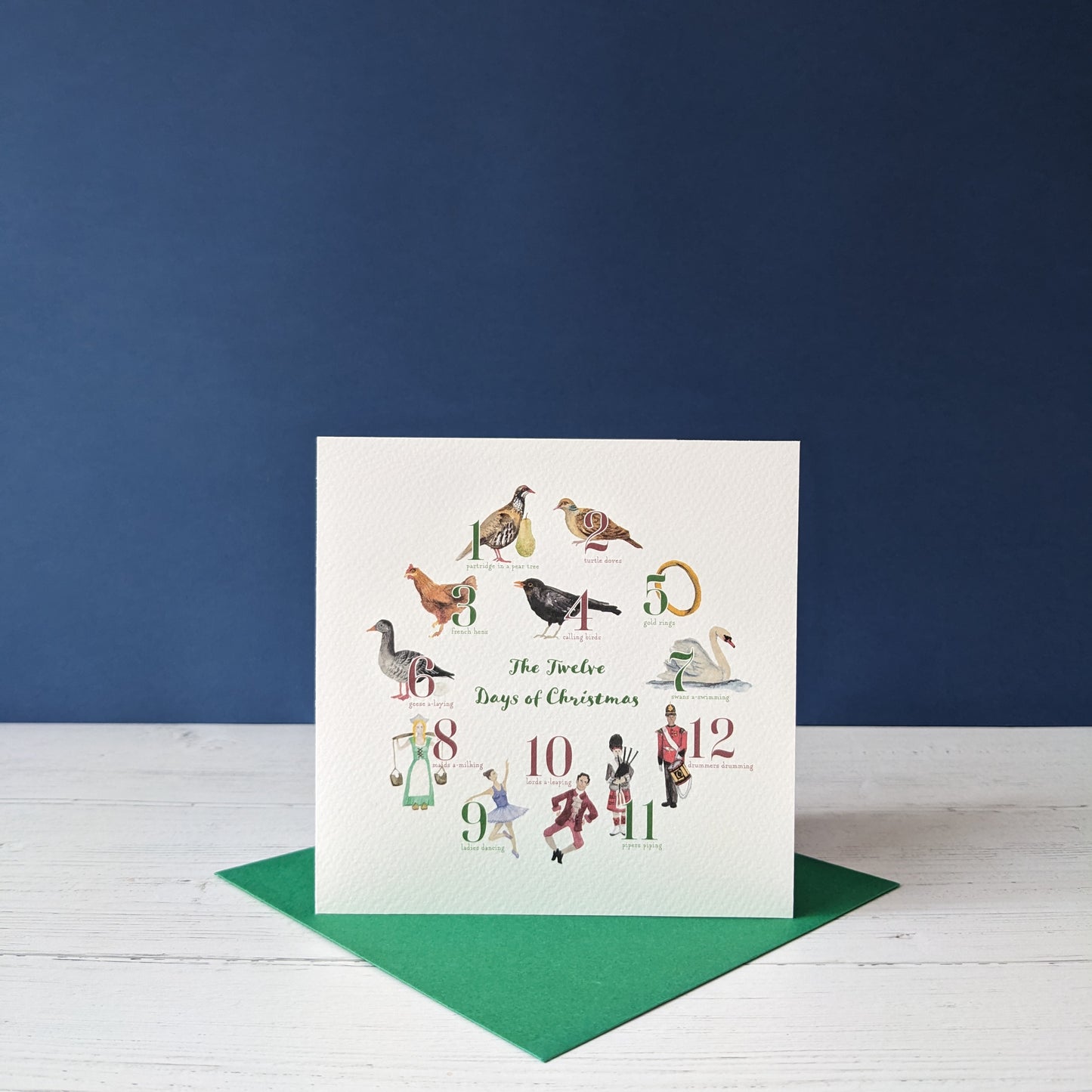 Christmas Card Bundle - 12 Days of Christmas - Pack of 3