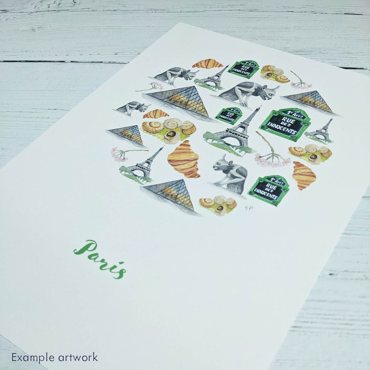 Favourite Places - Personalised Compilation Print