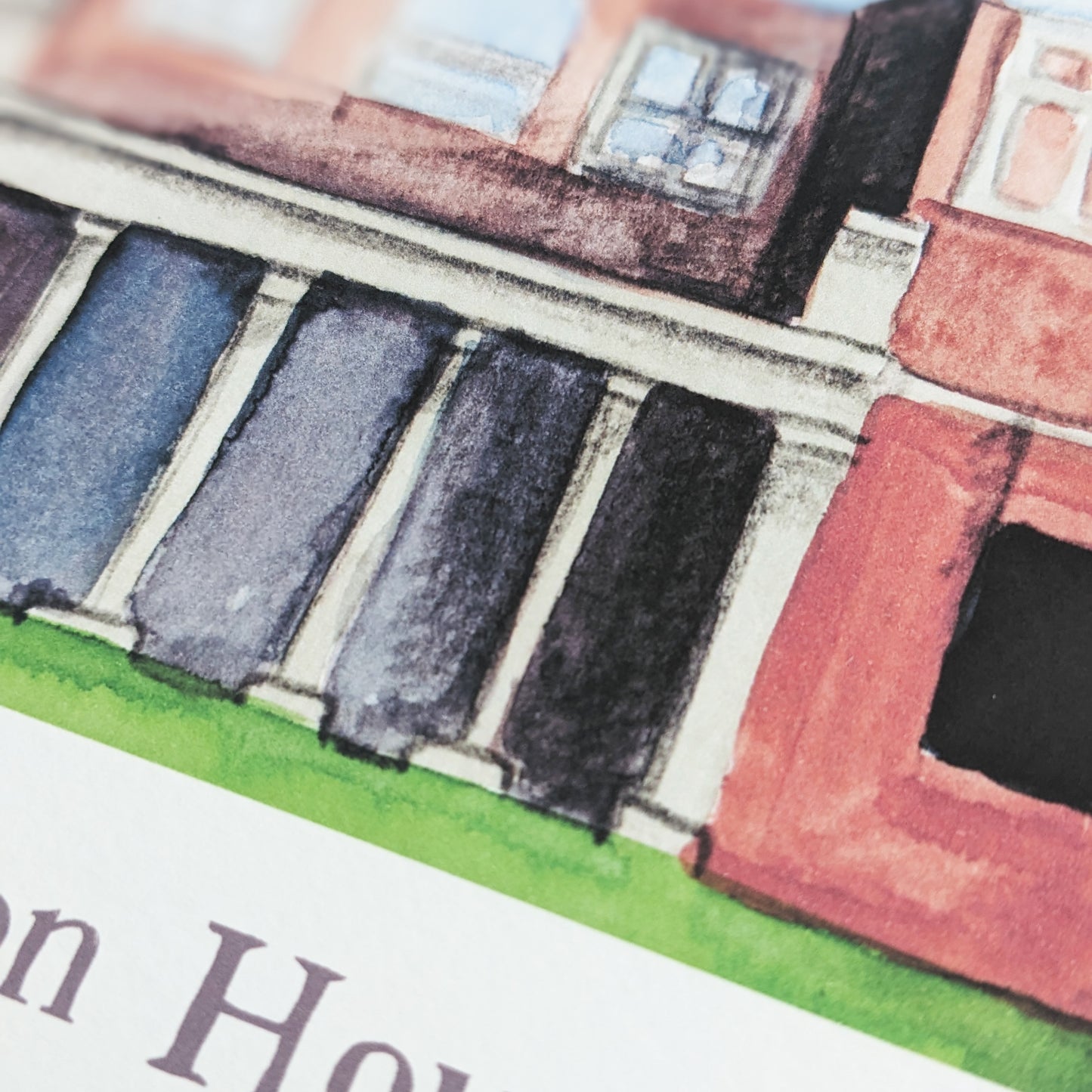 Greetings card - A Local Collection - Houghton House, Ampthill