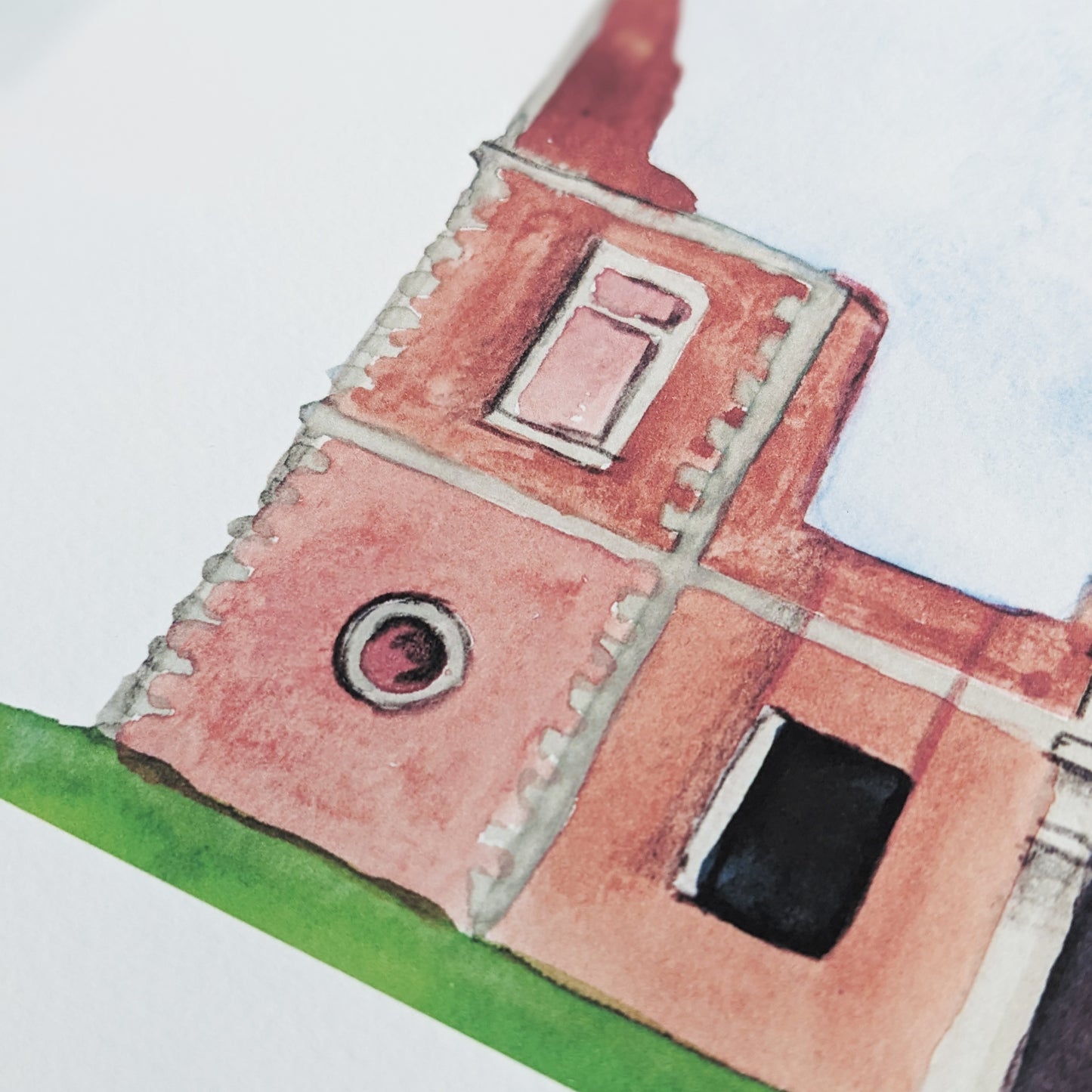 Greetings card - A Local Collection - Houghton House, Ampthill