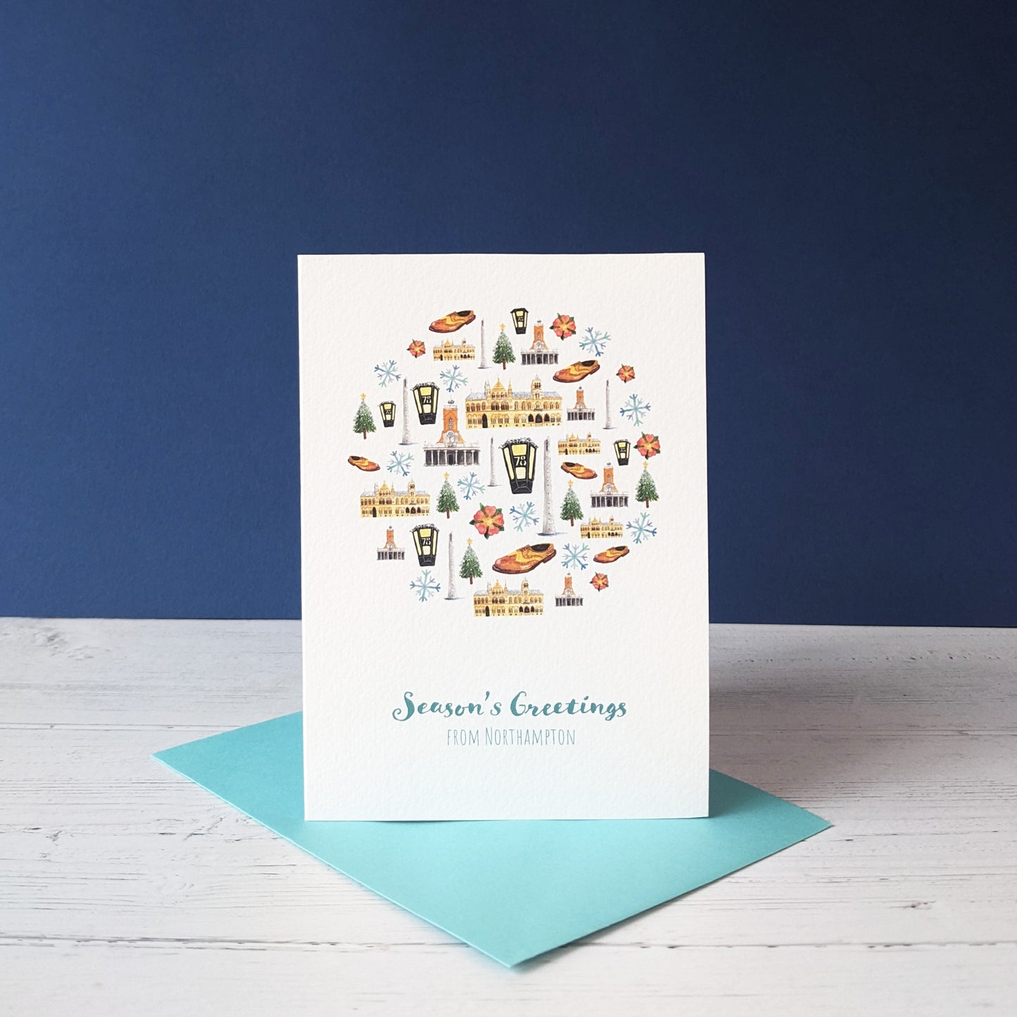 Christmas card - A Local Collection - Northampton