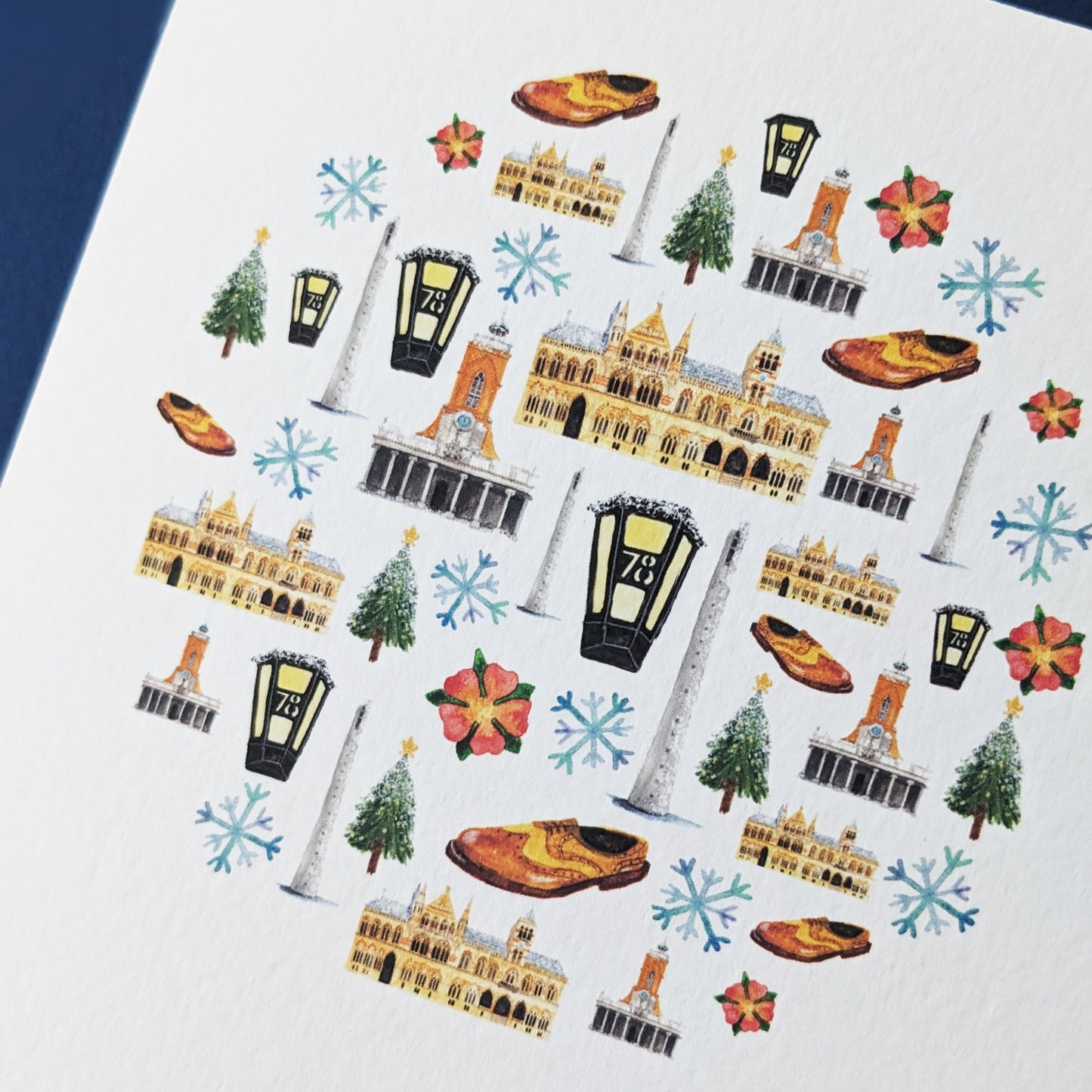 Christmas card - A Local Collection - Northampton