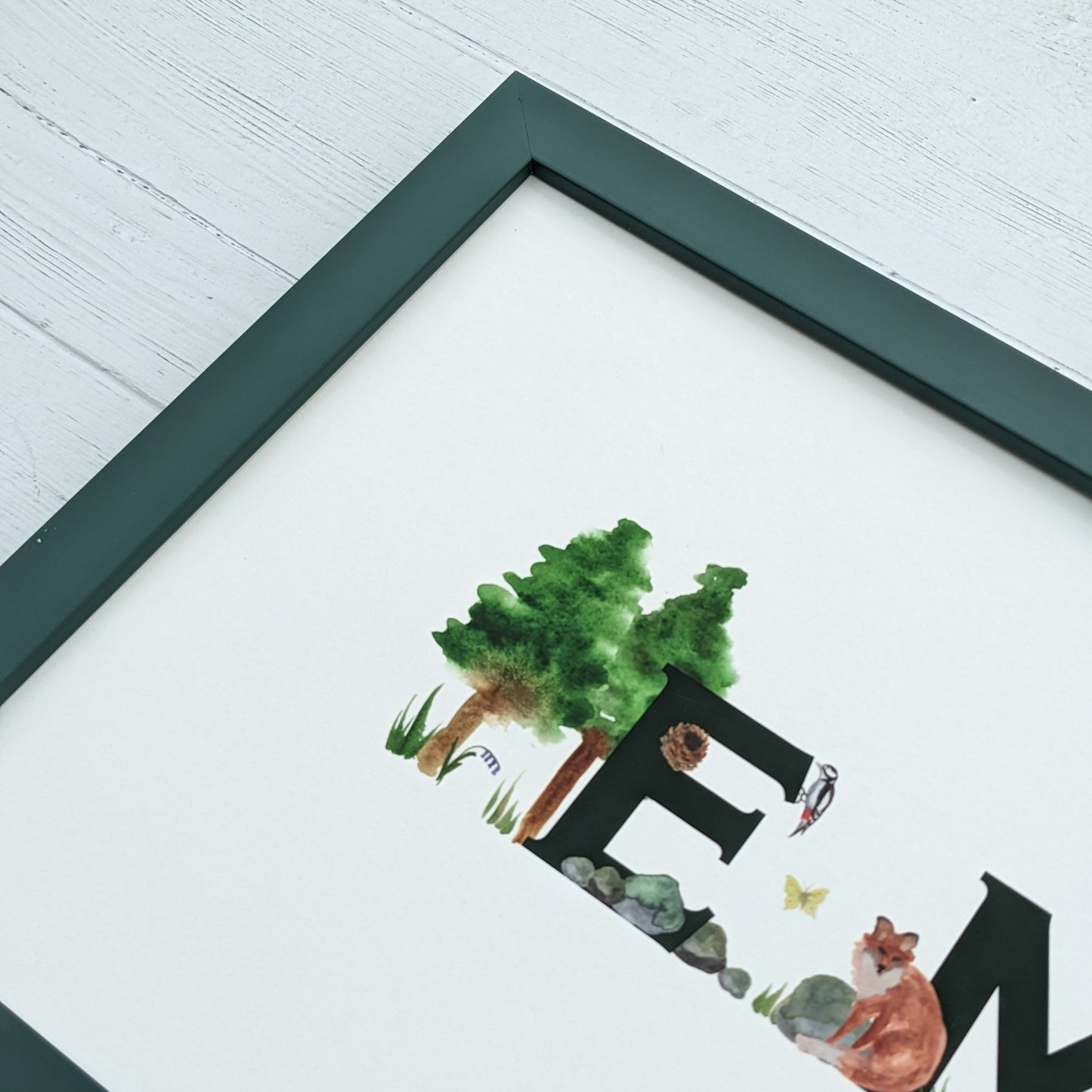 Frame - Coloured - 50x23cm - Dark Green