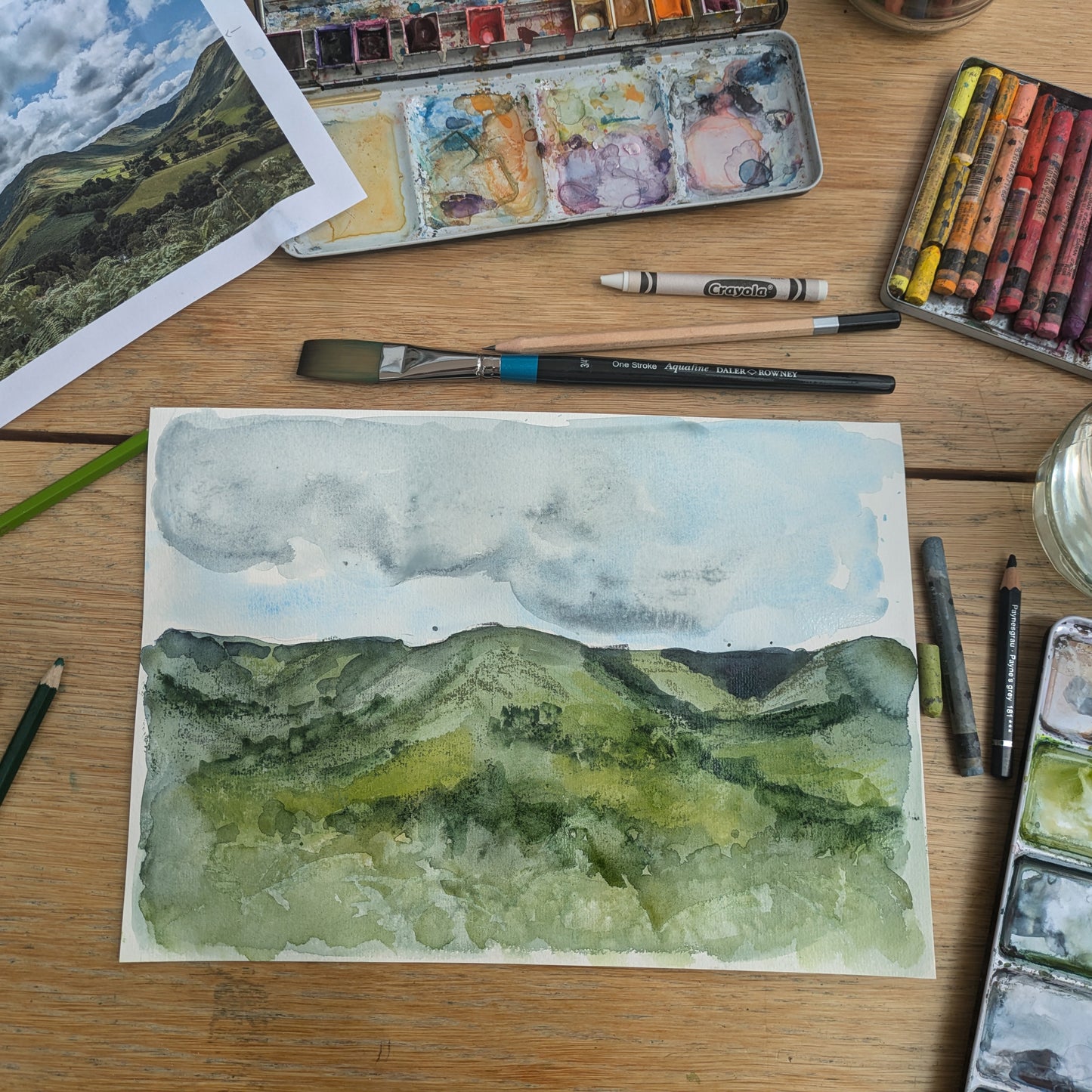 Watercolour Classes - Astwood - Textures & Techniques