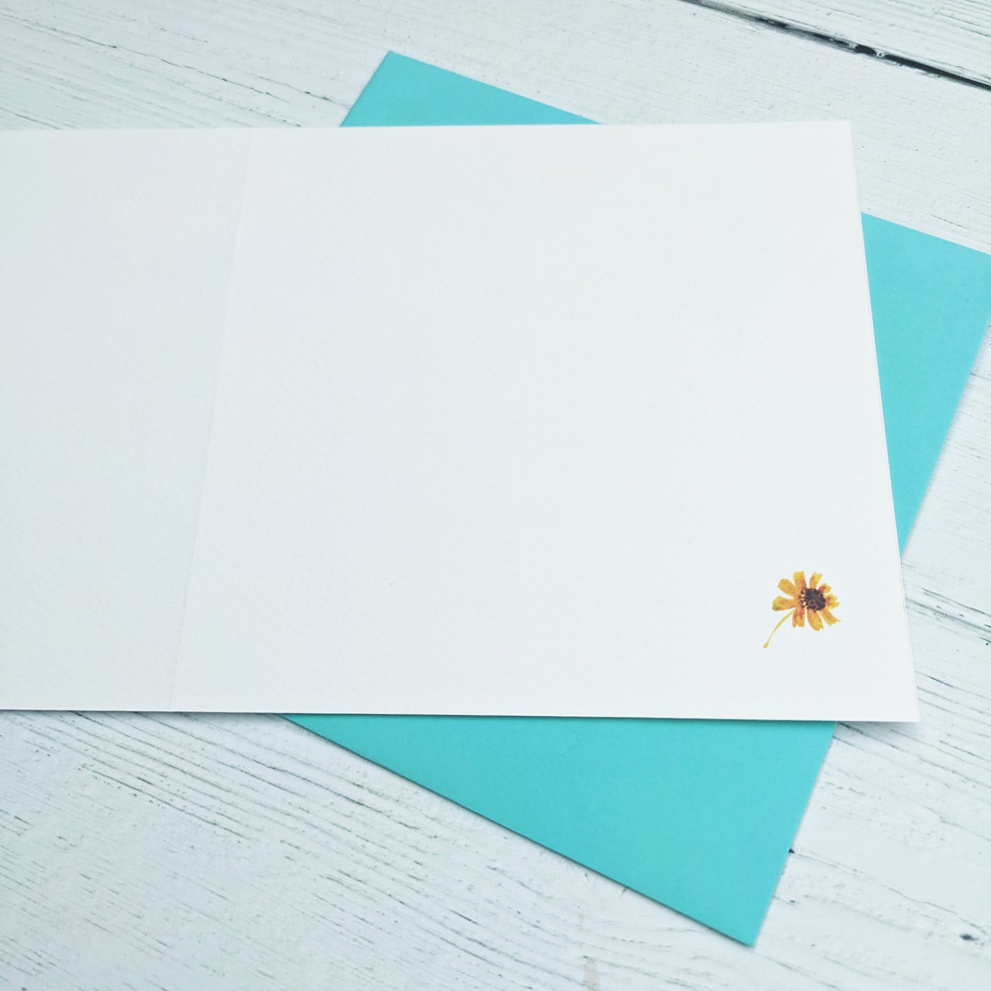 Personalised Autumn Floral Wreath Greetings Card