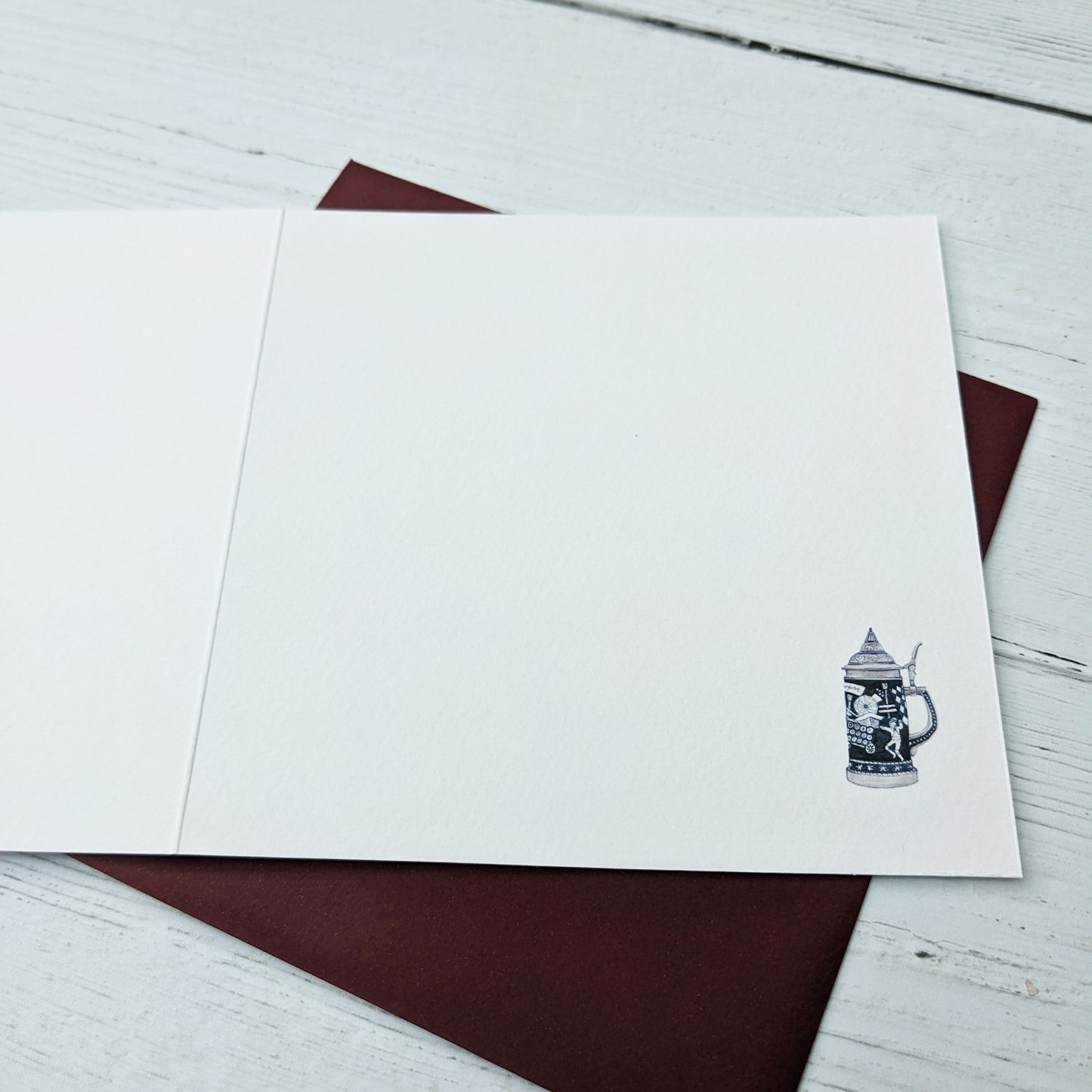 Personalised Greetings Card - Beer Glasses