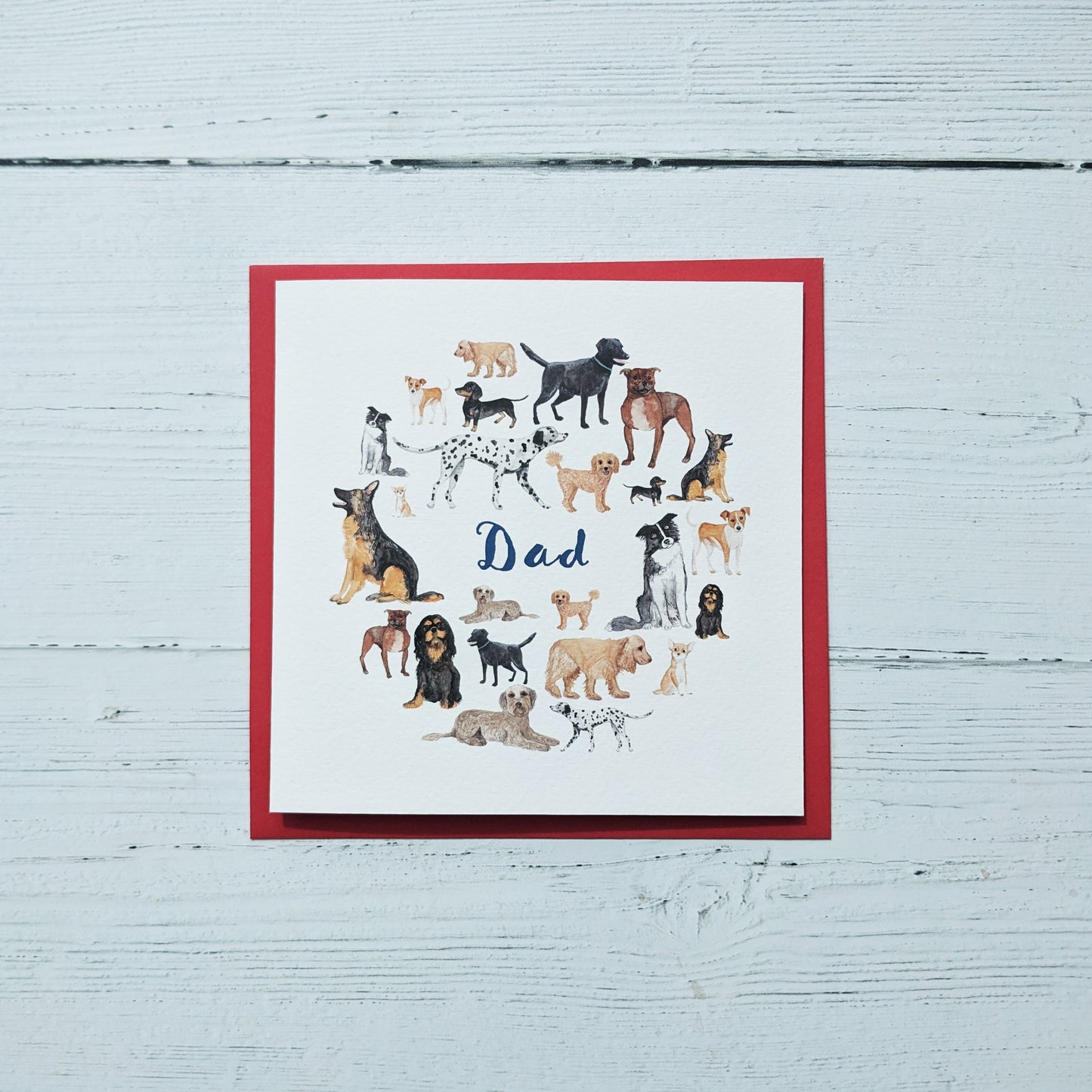 Personalised Greetings Card - Favourite Doggies