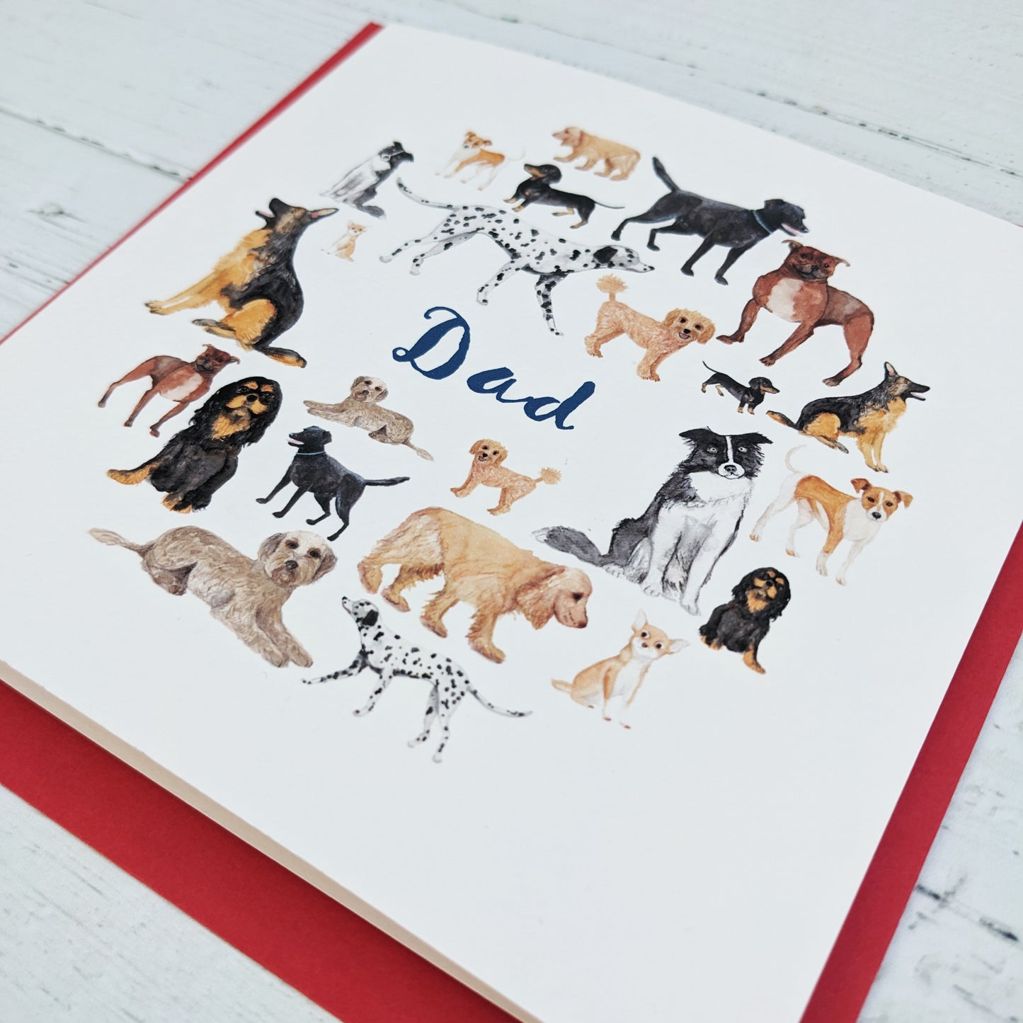 Personalised Greetings Card - Favourite Doggies