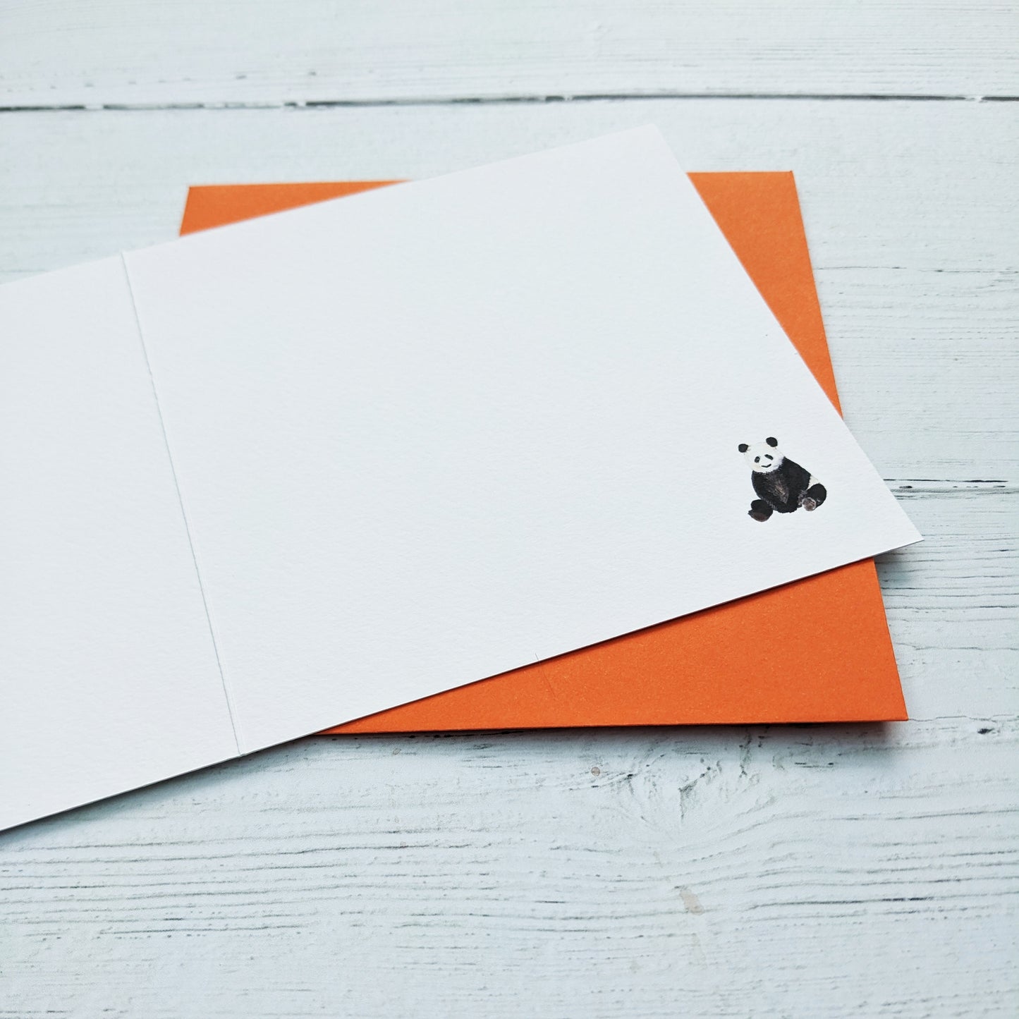 Personalised Greetings Card - Pandas