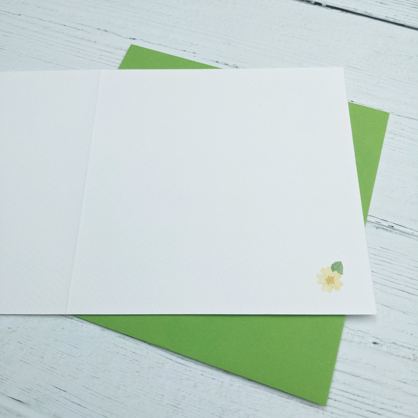 Personalised Spring Floral Wreath Greetings Card