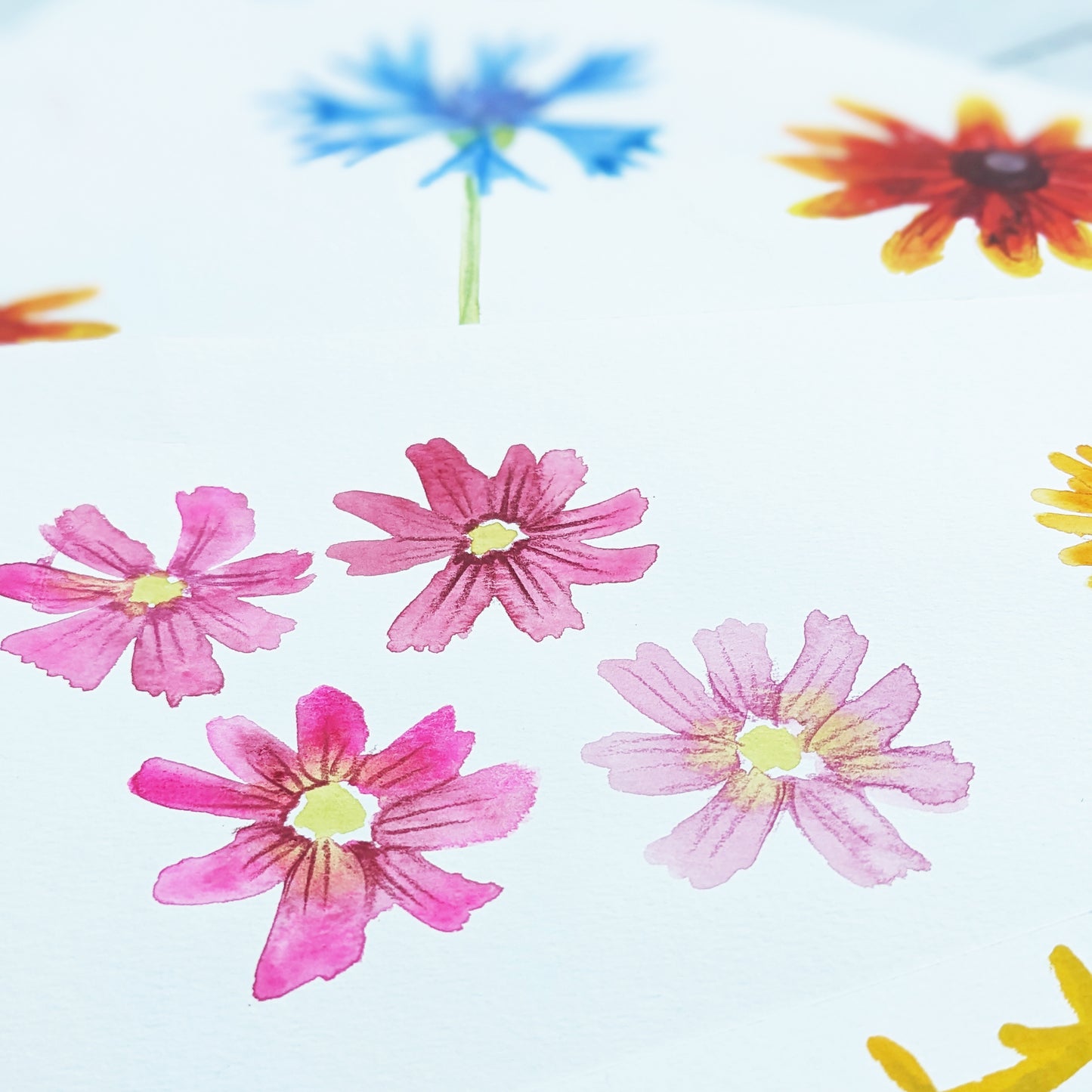 Personalised Summer Floral Wreath Greetings Card