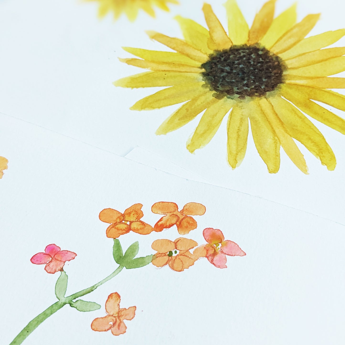 Personalised Summer Floral Wreath Art Print