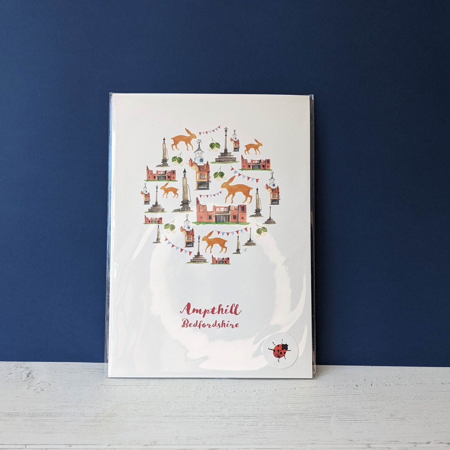 Watercolour Art Print - A Local Collection - Ampthill