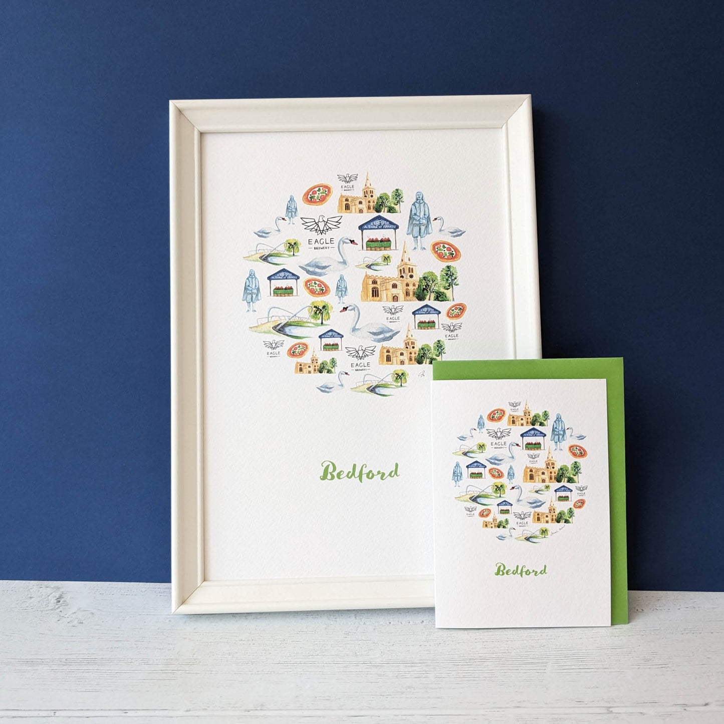 Greetings card - A Local Collection - Bedford Pack of 5