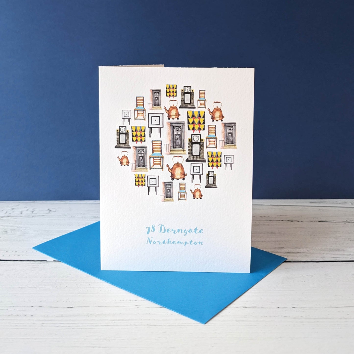 Greetings card - A Local Collection - 78 Derngate - Pack of 5