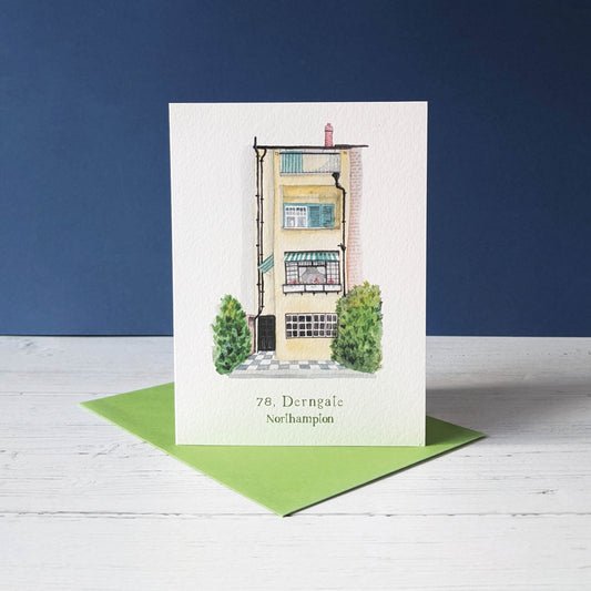 Greetings card - A Local Collection - 78 Derngate Garden