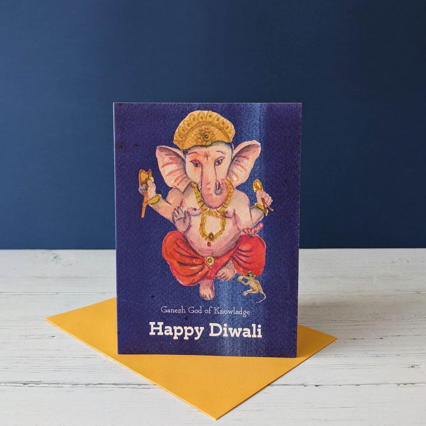 Greetings card - Diwali - Ganesh