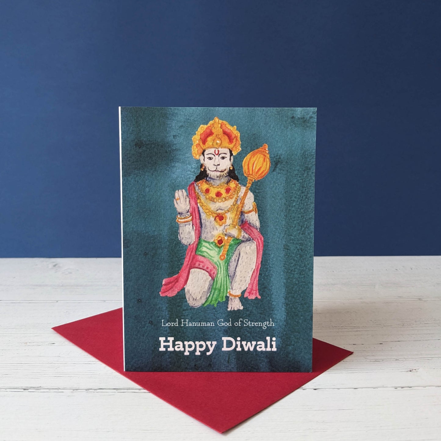 Greetings card - Diwali - Hannuman