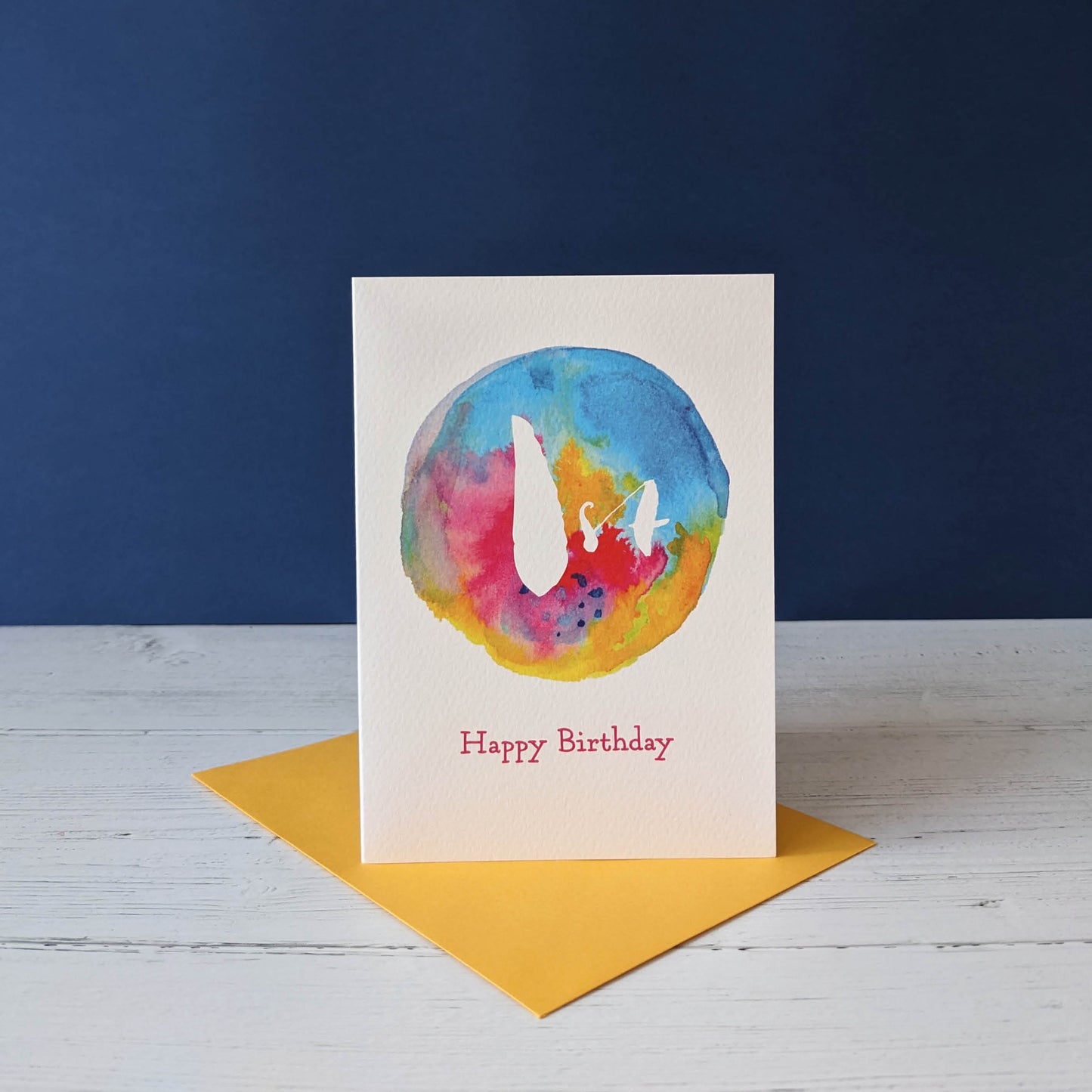 Greetings card - Milestone Ball '1st'