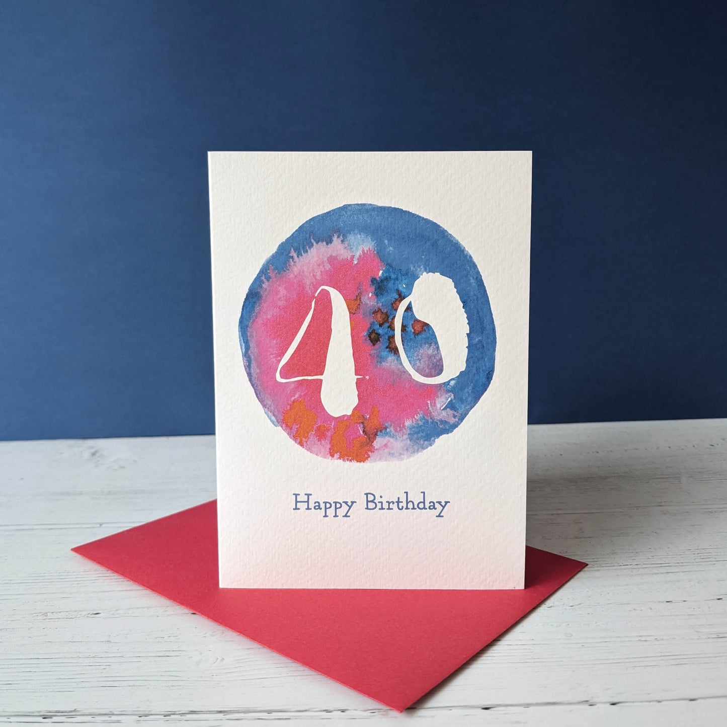 Greetings card - Milestone Ball '40'