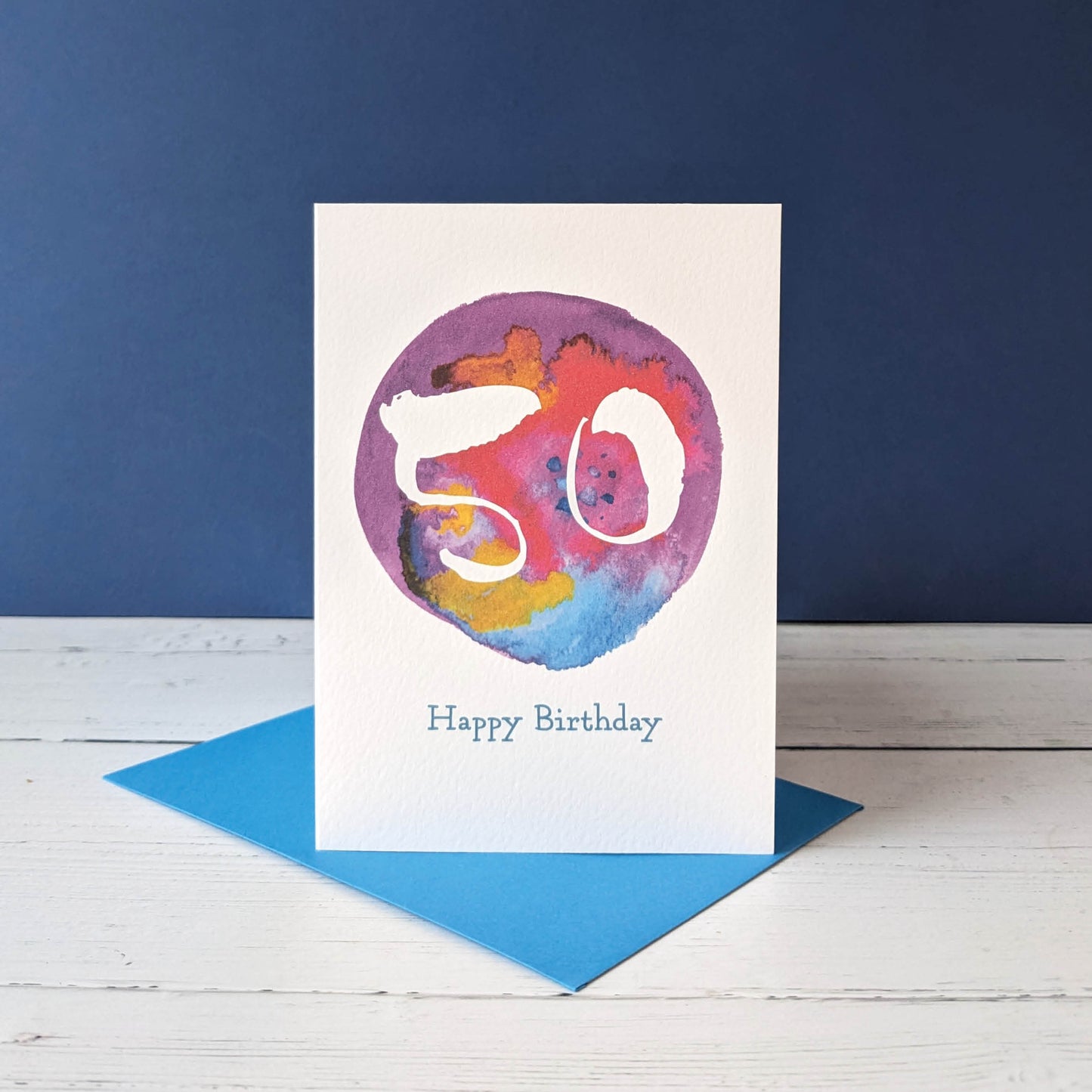 Greetings card - Milestone Ball '50'