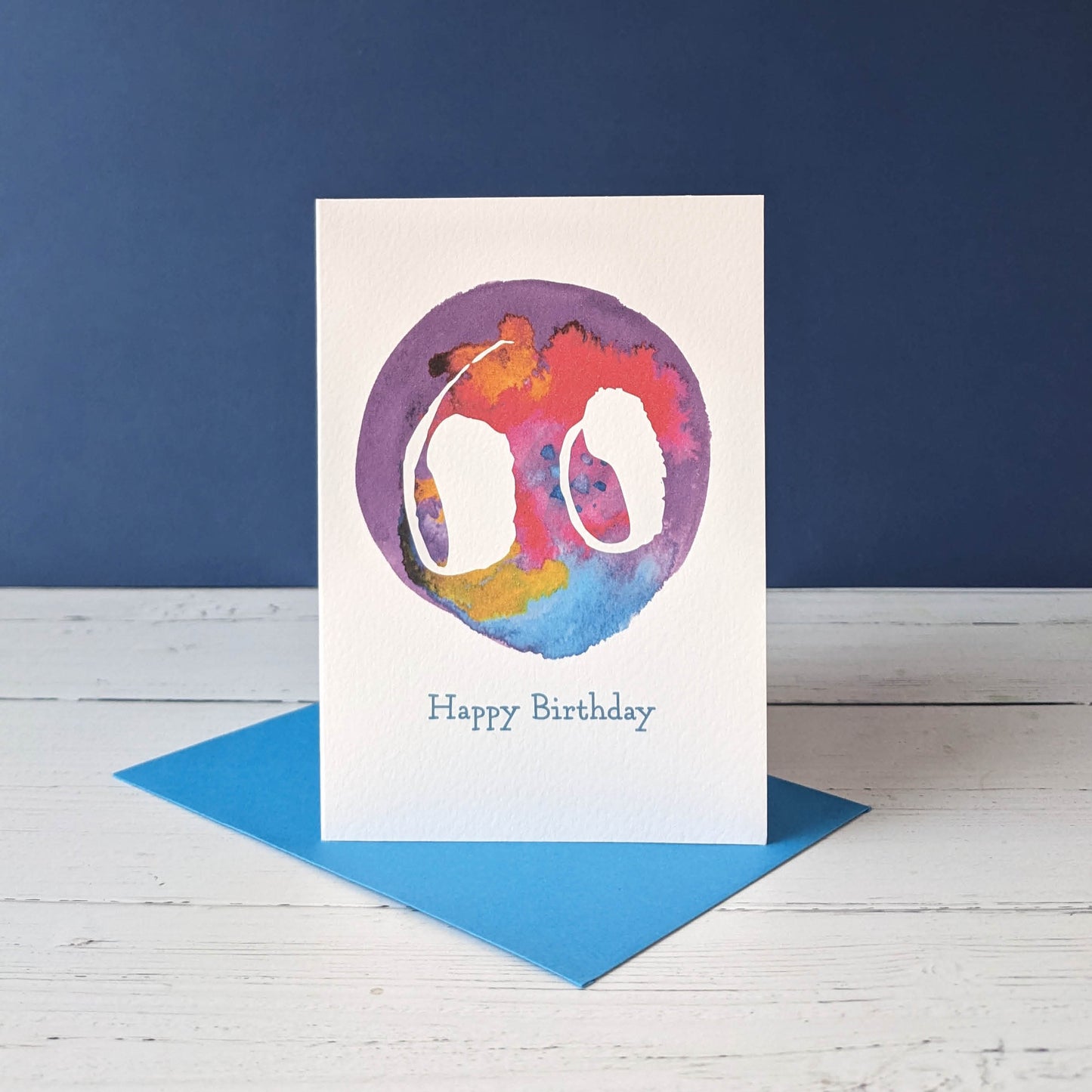 Greetings card - Milestone ball - '60'