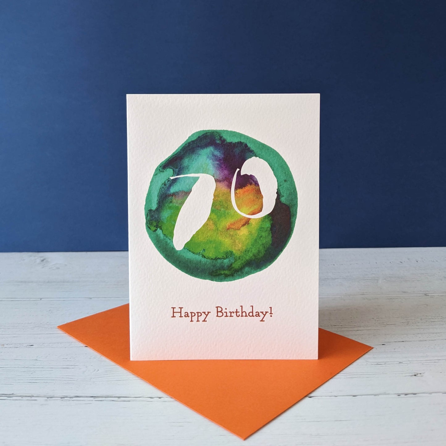 Greetings card - Milestone Ball '70'