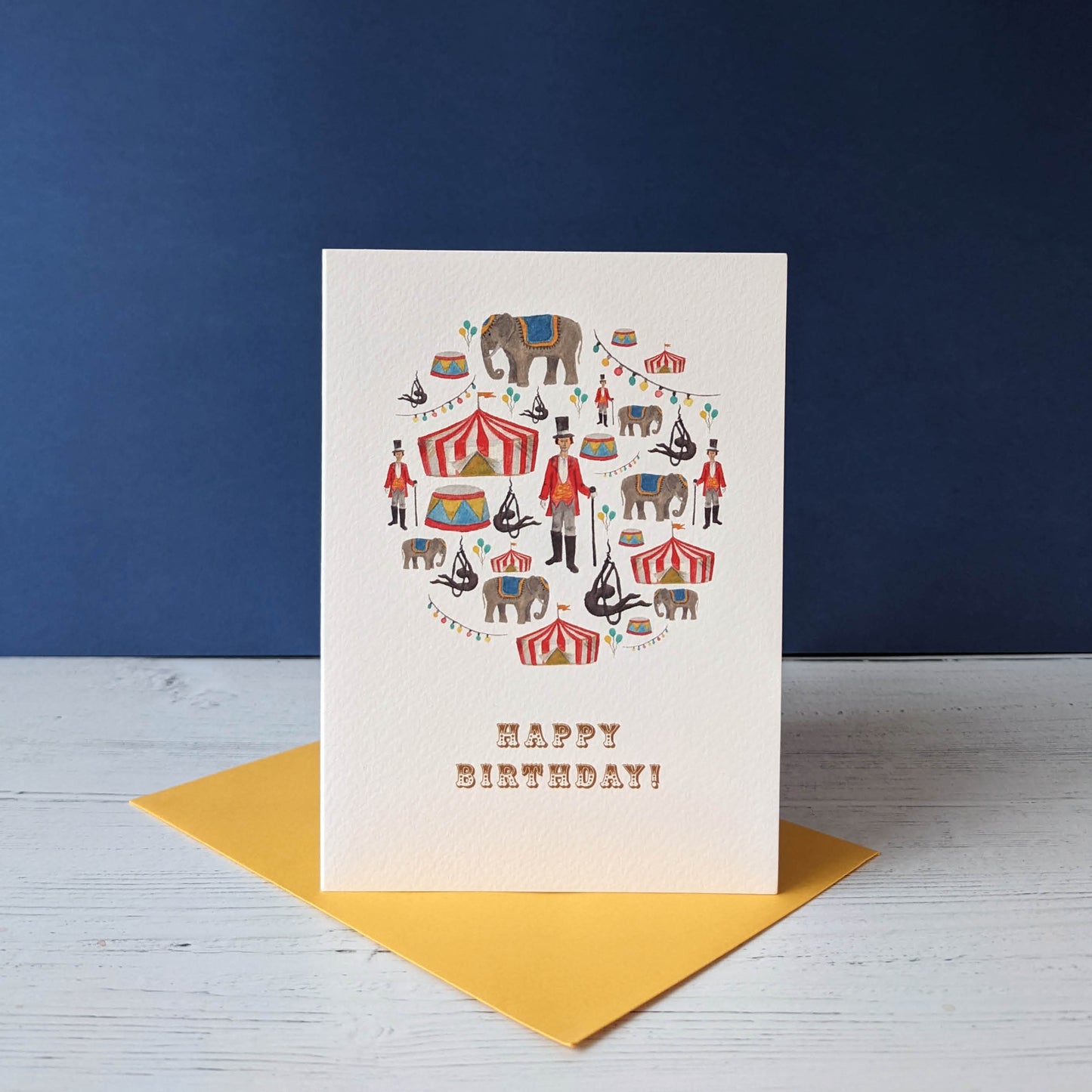 Greetings card - Circus - Happy Birthday