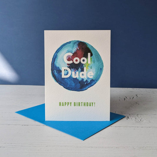 Greetings card - Cool Dude - Happy Birthday