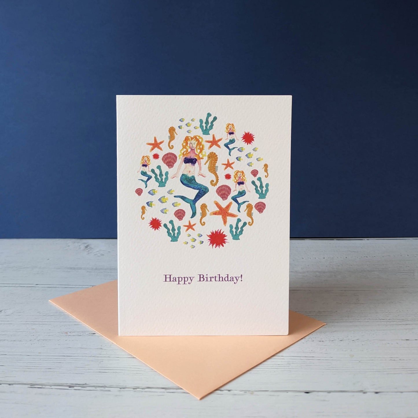 Greetings card - Mermaids - Happy Birthday