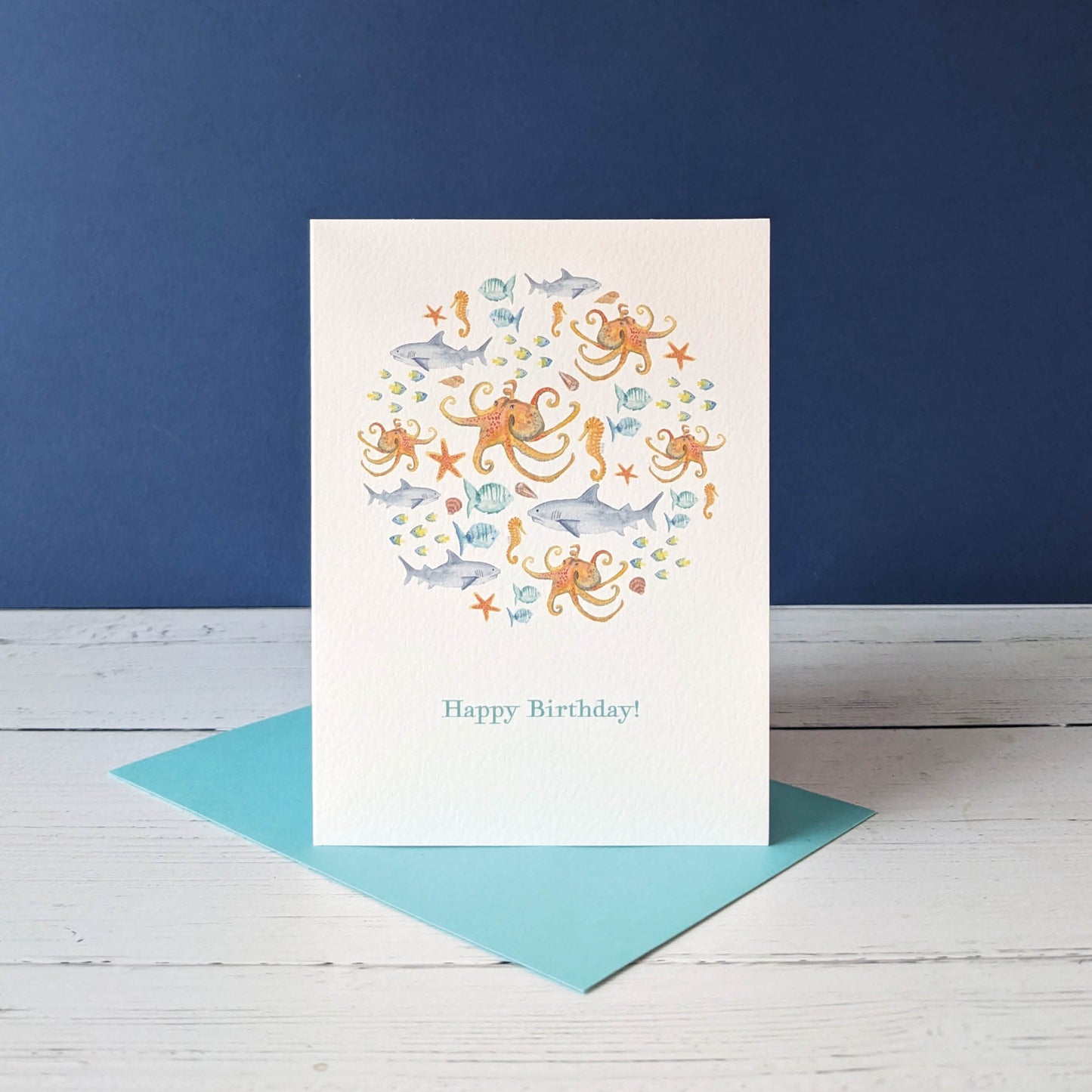 Greetings card - Under the Sea - Happy Birthday