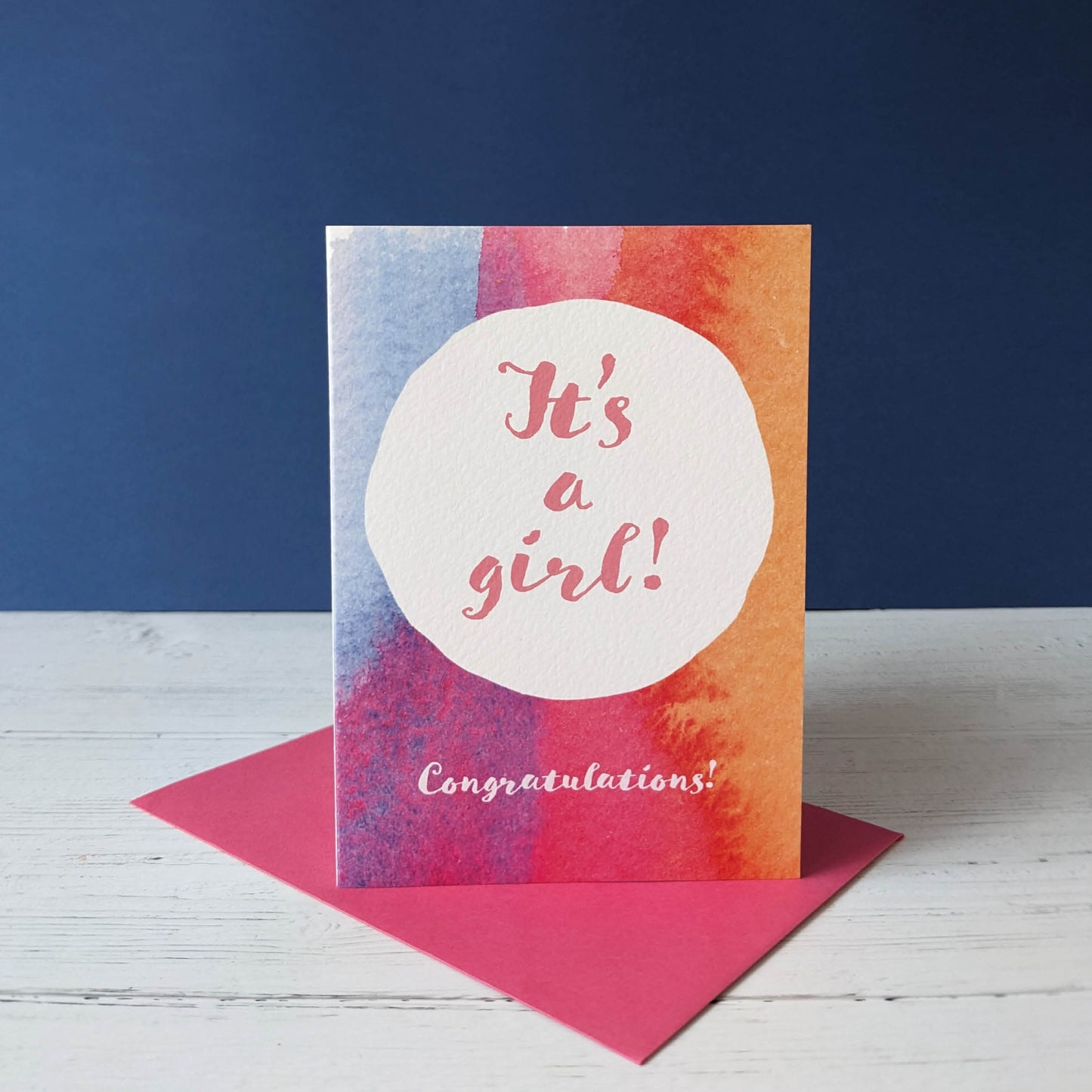 Greetings card - New Baby - Its a girl