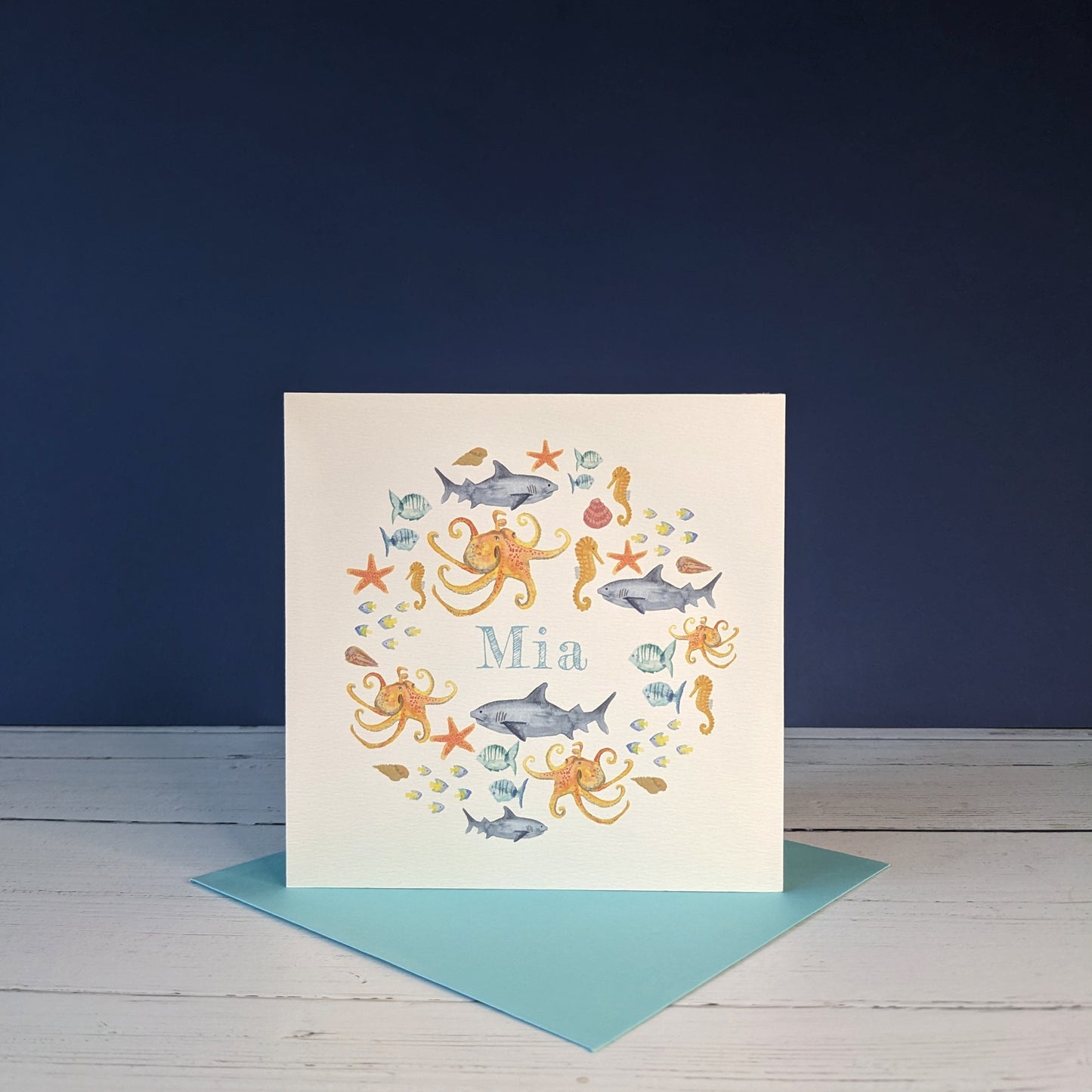 Greetings card - Under the Sea - Happy Birthday